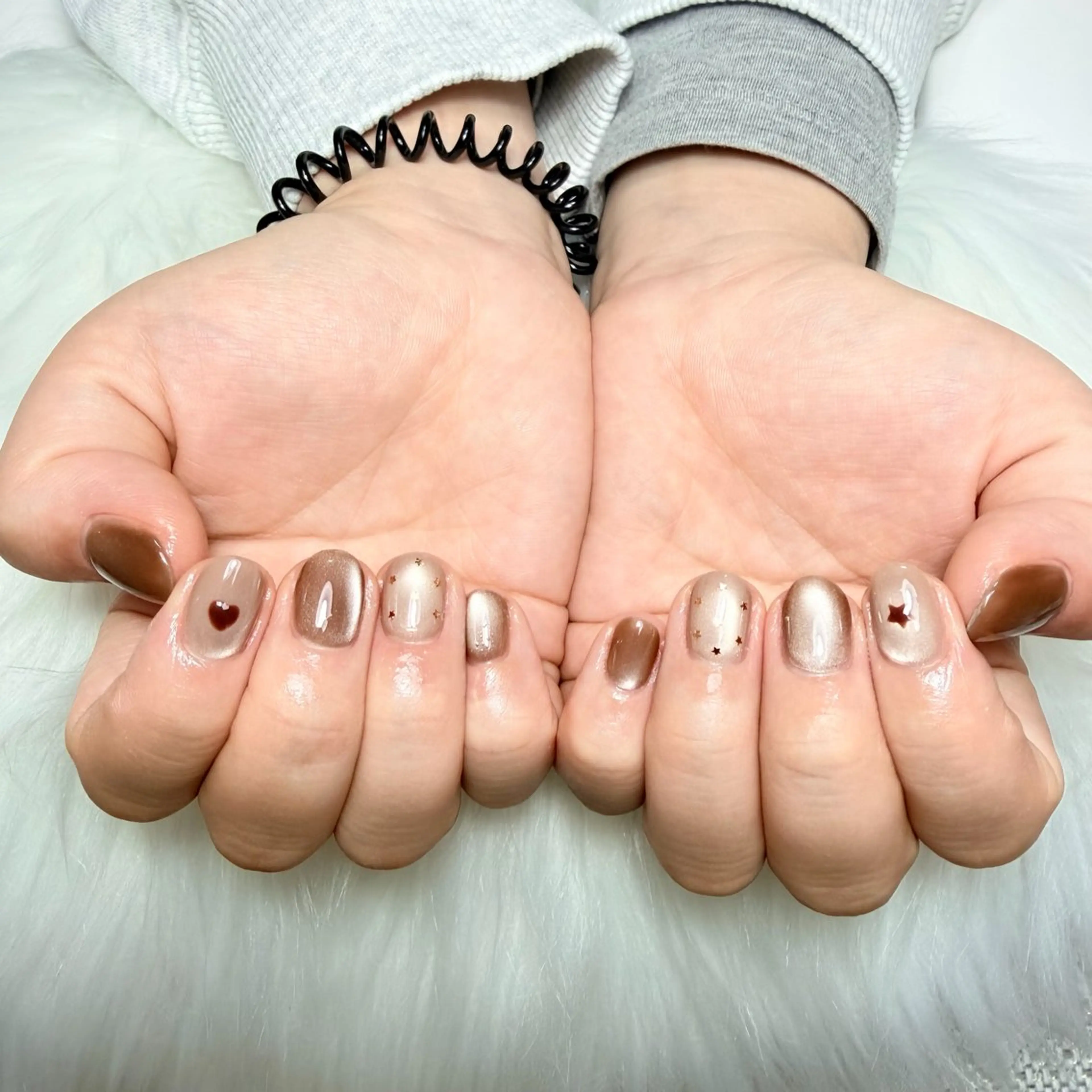 ネイル ジェルネイル ロングネイル ニュアンスネイル ワンカラーネイル シンプルネイル Kora Nailのネイルデザイン