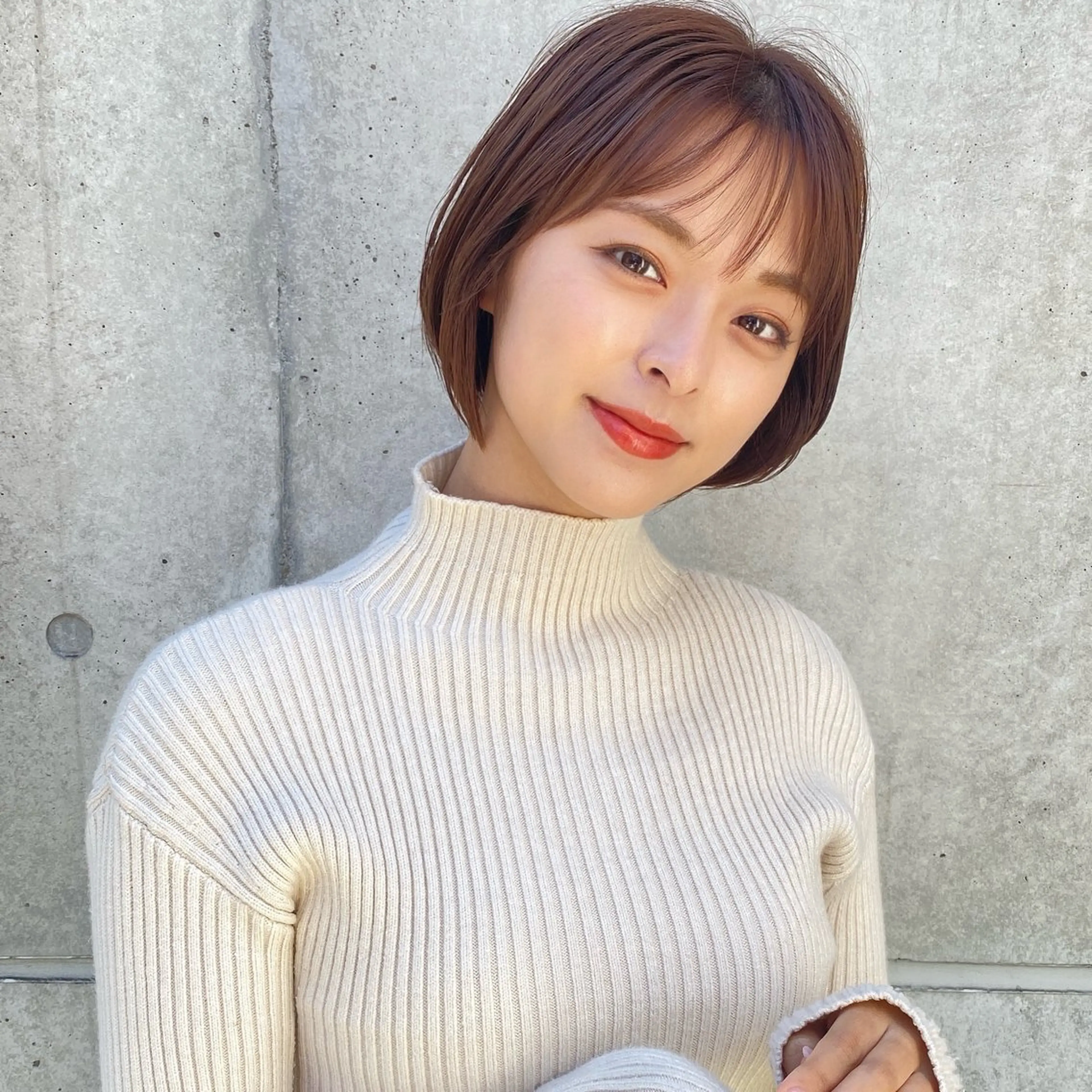 ショート ハイライト 髪質改善 レイヤーカット ショートヘア カット ヘアカラー トリートメント また会いたくなる 美容師【KENTA】のヘアスタイル