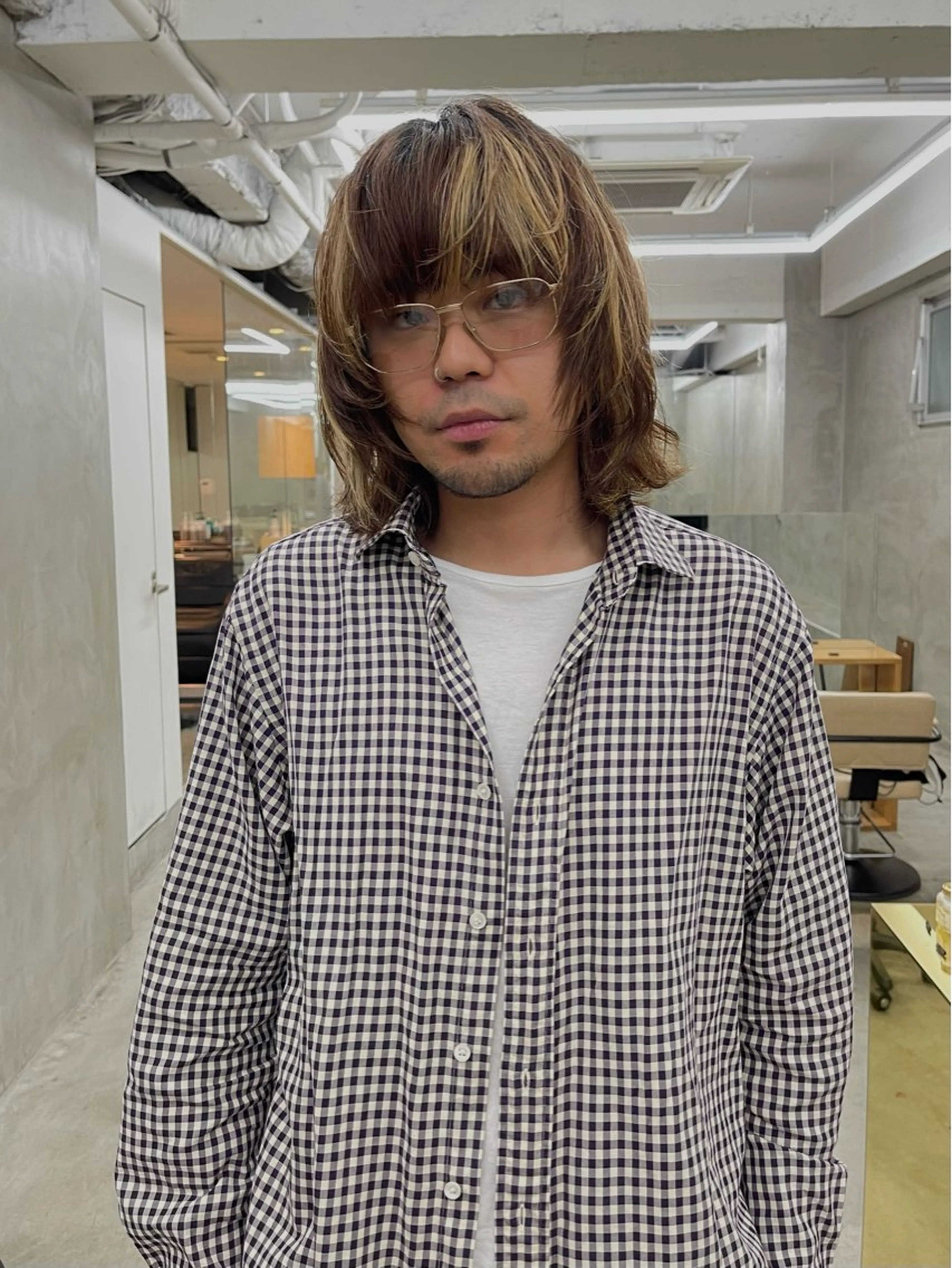 カラー メンズ カット ヘアカラー トリートメント メンズカット パーマ[佐橋]のヘアスタイル