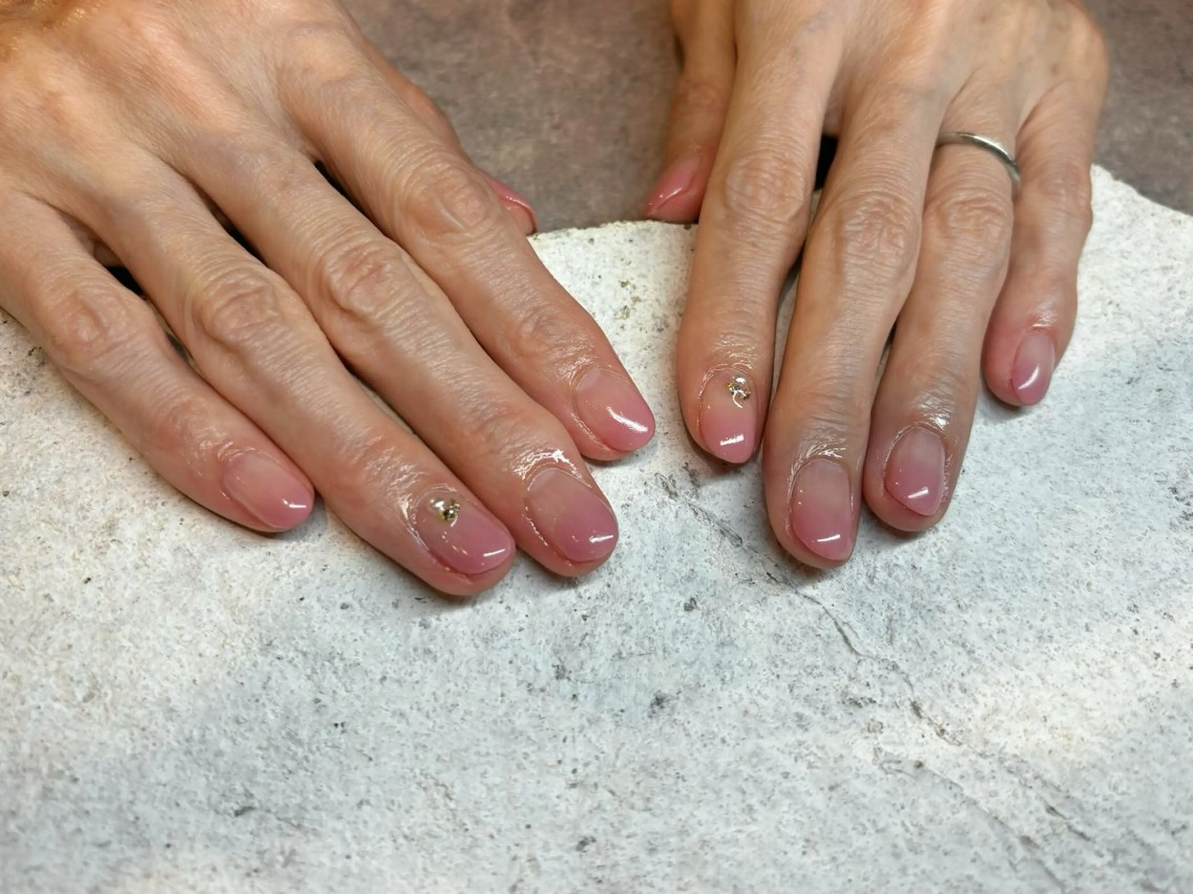 ネイル ピンク HONOKA W 【深江橋店】のネイルデザイン