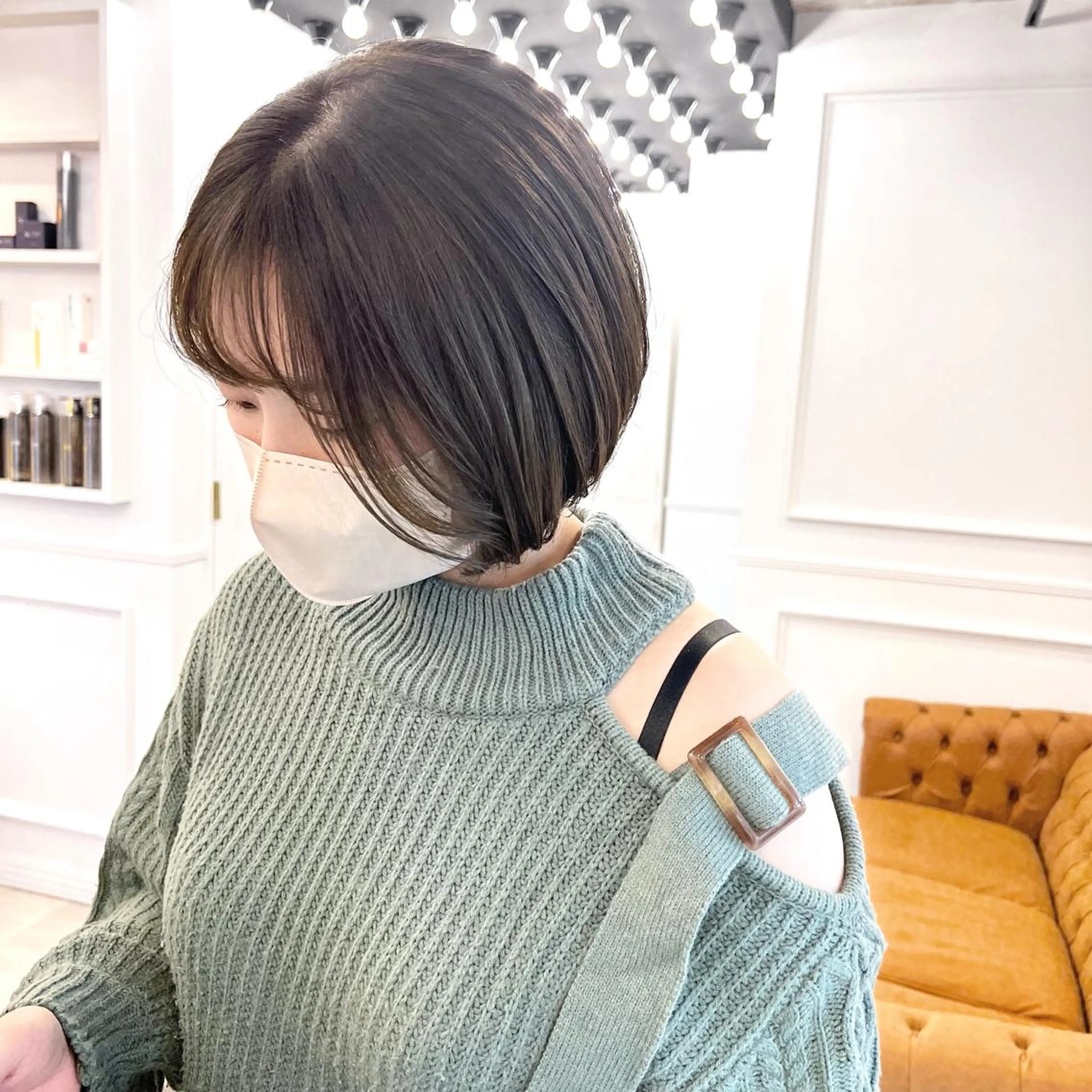 ショート カラー カット ヘッドスパ TriumpH天王寺店【ミルボンAujua認定サロン】所属・SAKI🐈‍⬛【 HAPPY届けます】のヘアスタイル