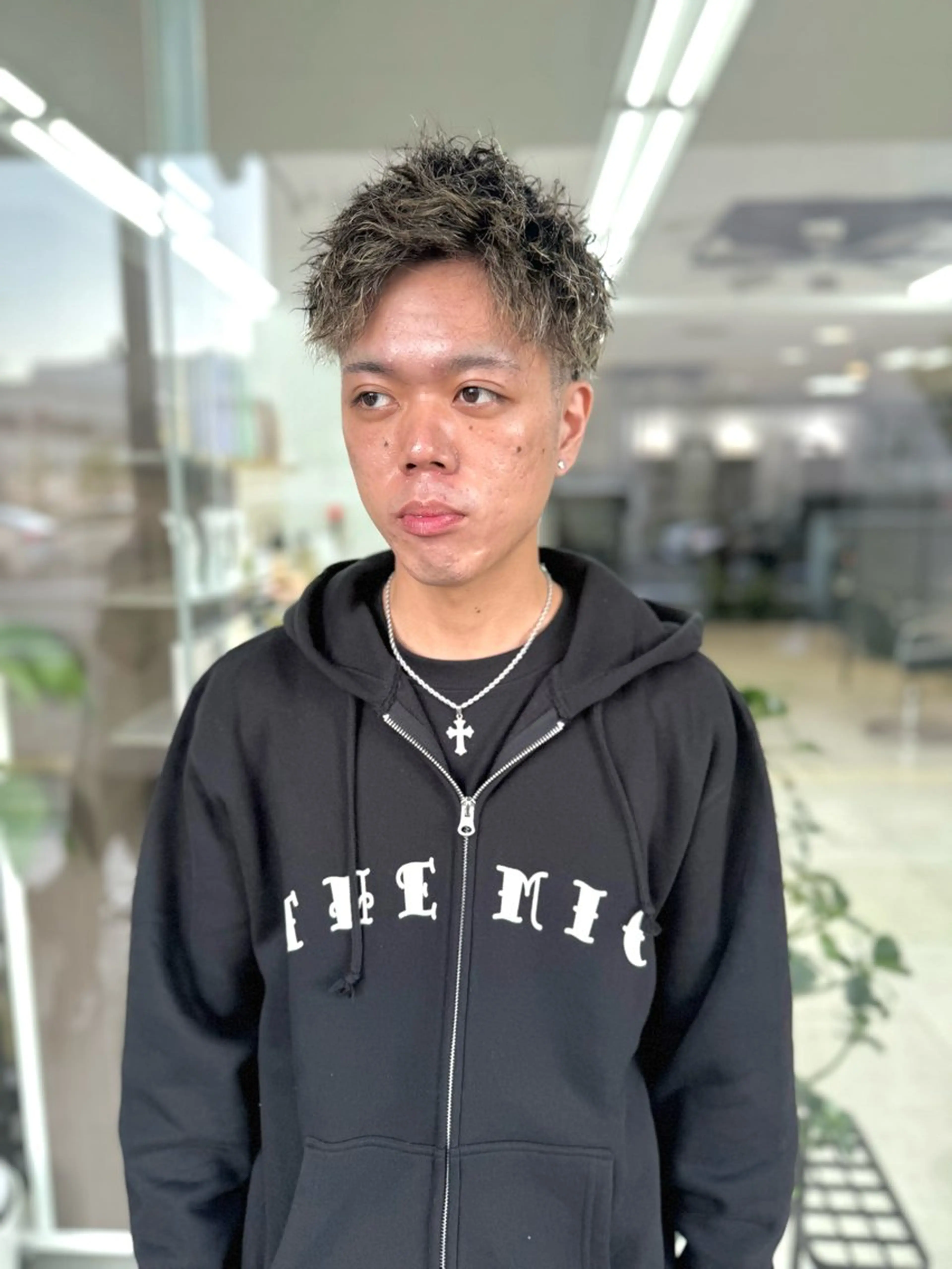 ショート パーマ メンズ メンズメッシュ カット パーマ メンズパーマの達人 /タカシマダイスケのヘアスタイル