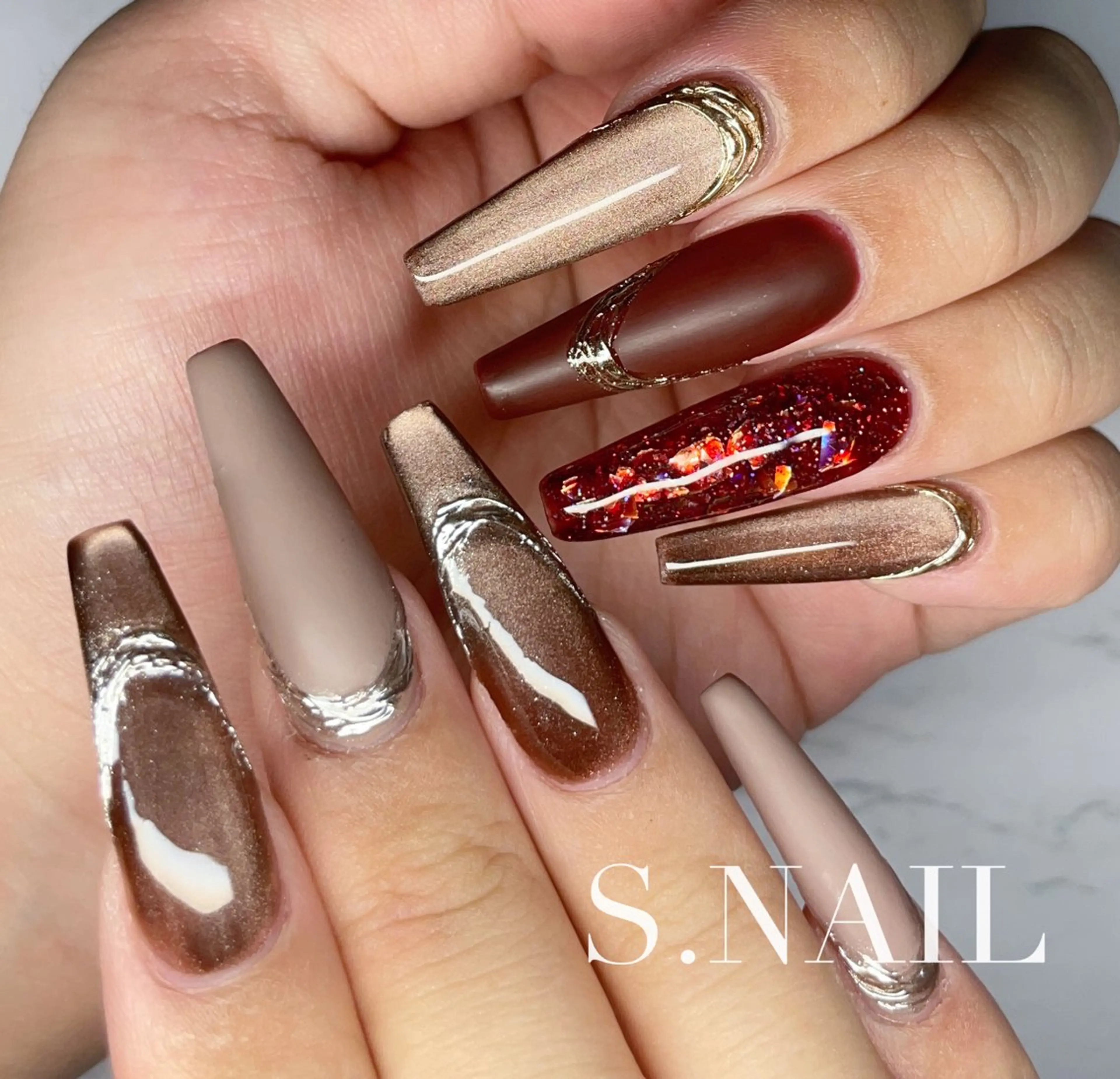 ネイル ハンドネイル S♡NAIL所属・S.NAIL Suuのネイルデザイン