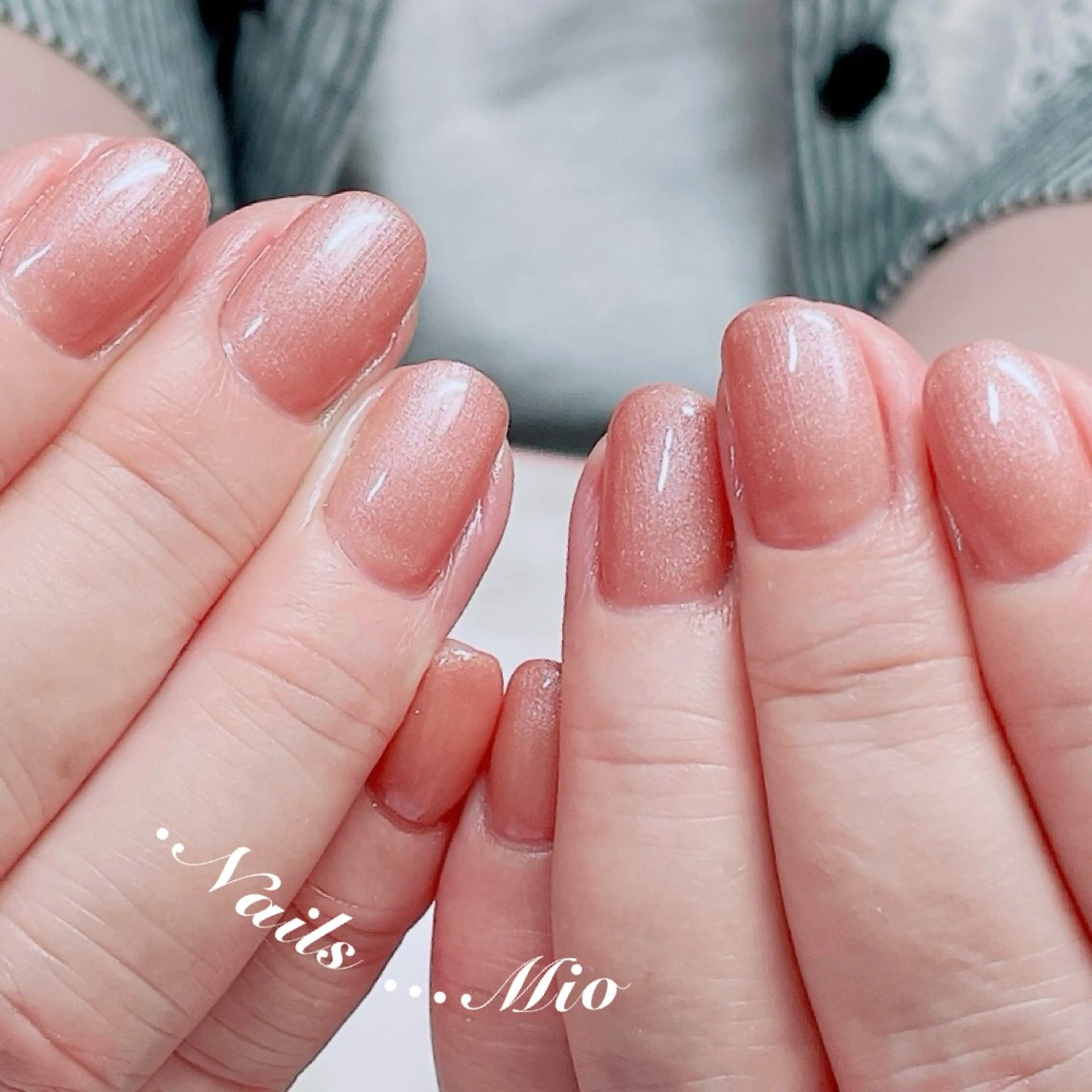 ネイル ジェルネイル ワンカラーネイル 赤色 .Nails Mio 赤羽西ネイルサロンのネイルデザイン