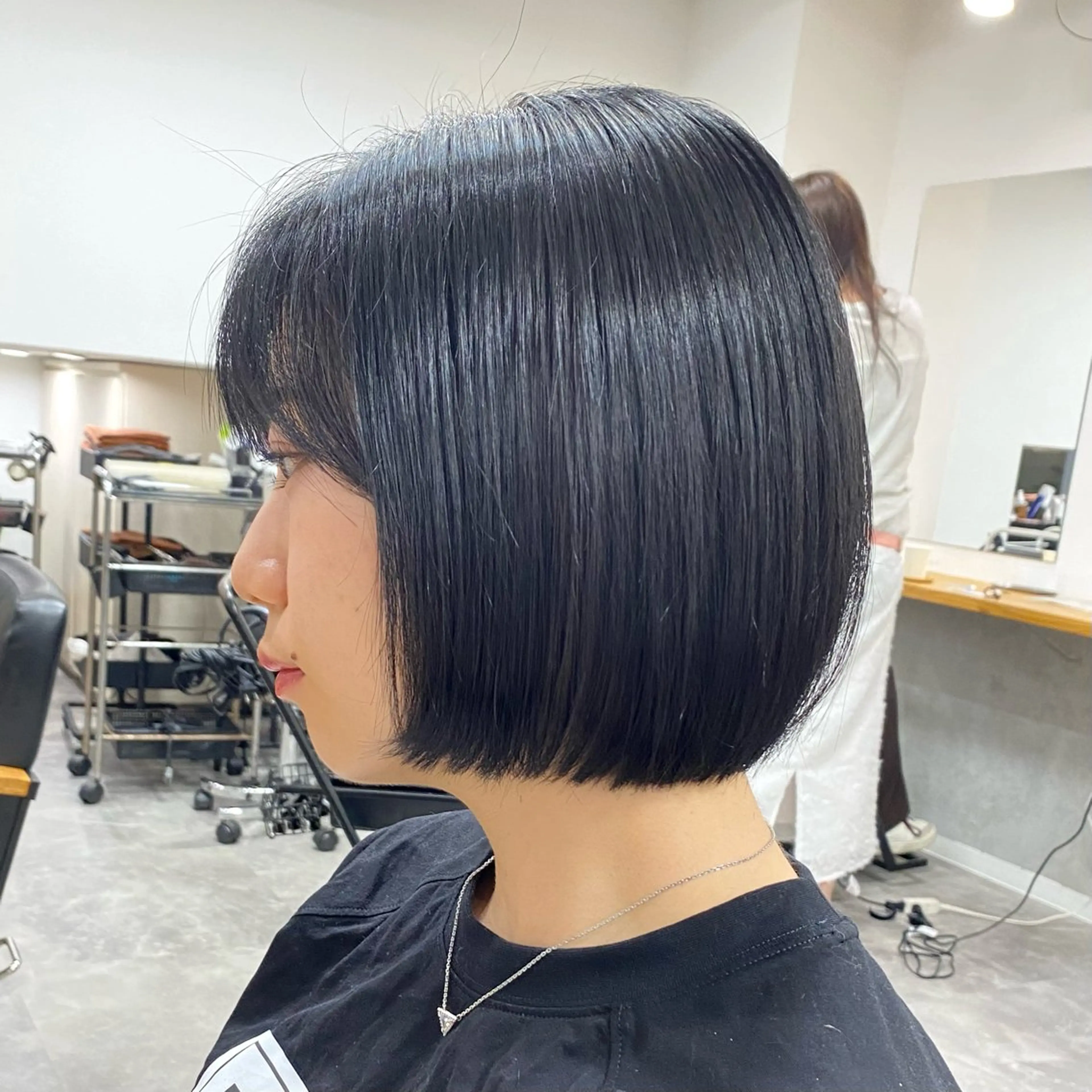 ミディアム カラー ボブ カット ヘアカラー トリートメント 髙橋建太/ ニュアンスパーマ✂️のヘアスタイル