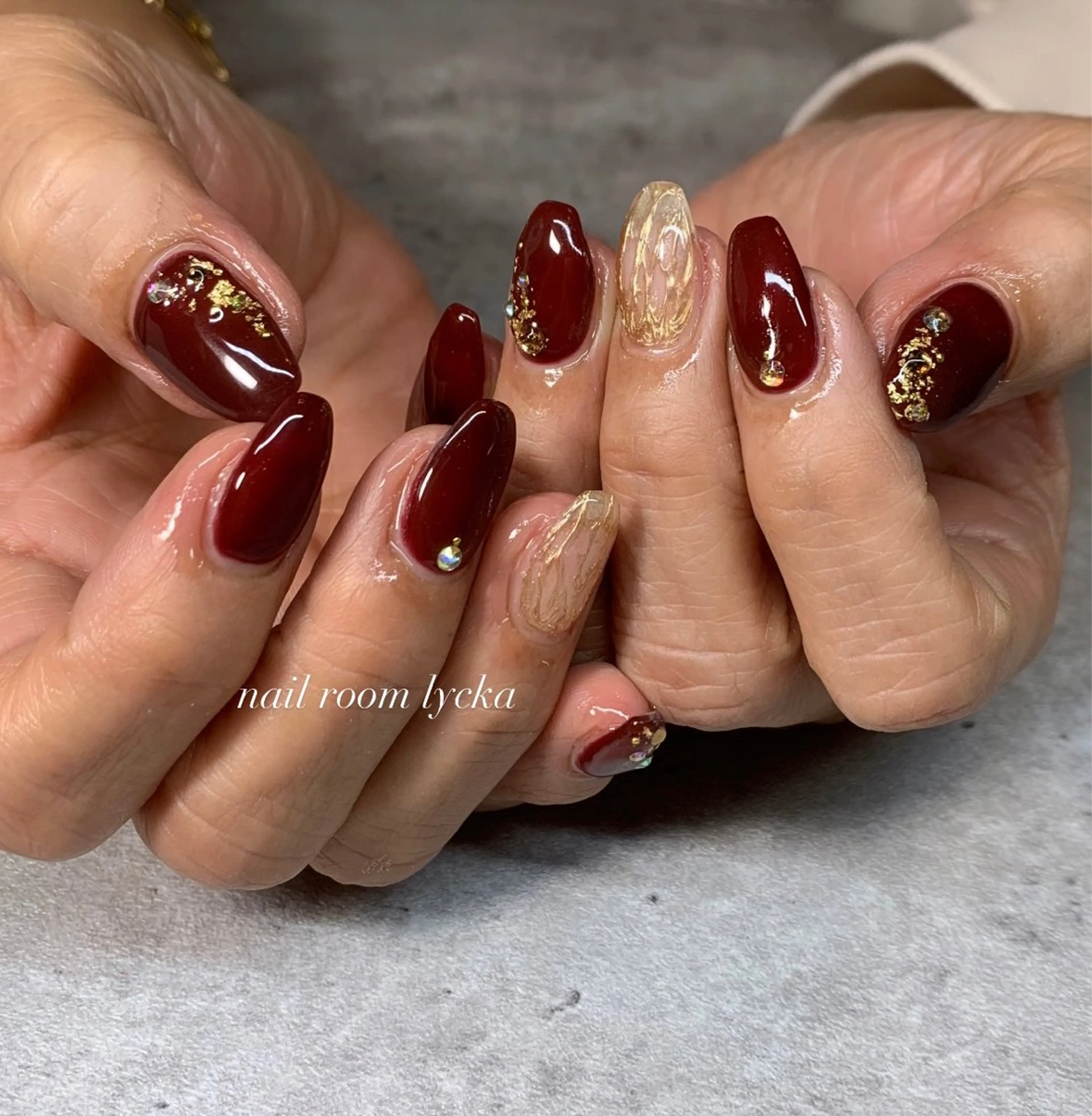 ネイル ﾈｲﾙﾙｰﾑﾘｯｶ 𝐦𝐚𝐲𝐮のネイルデザイン