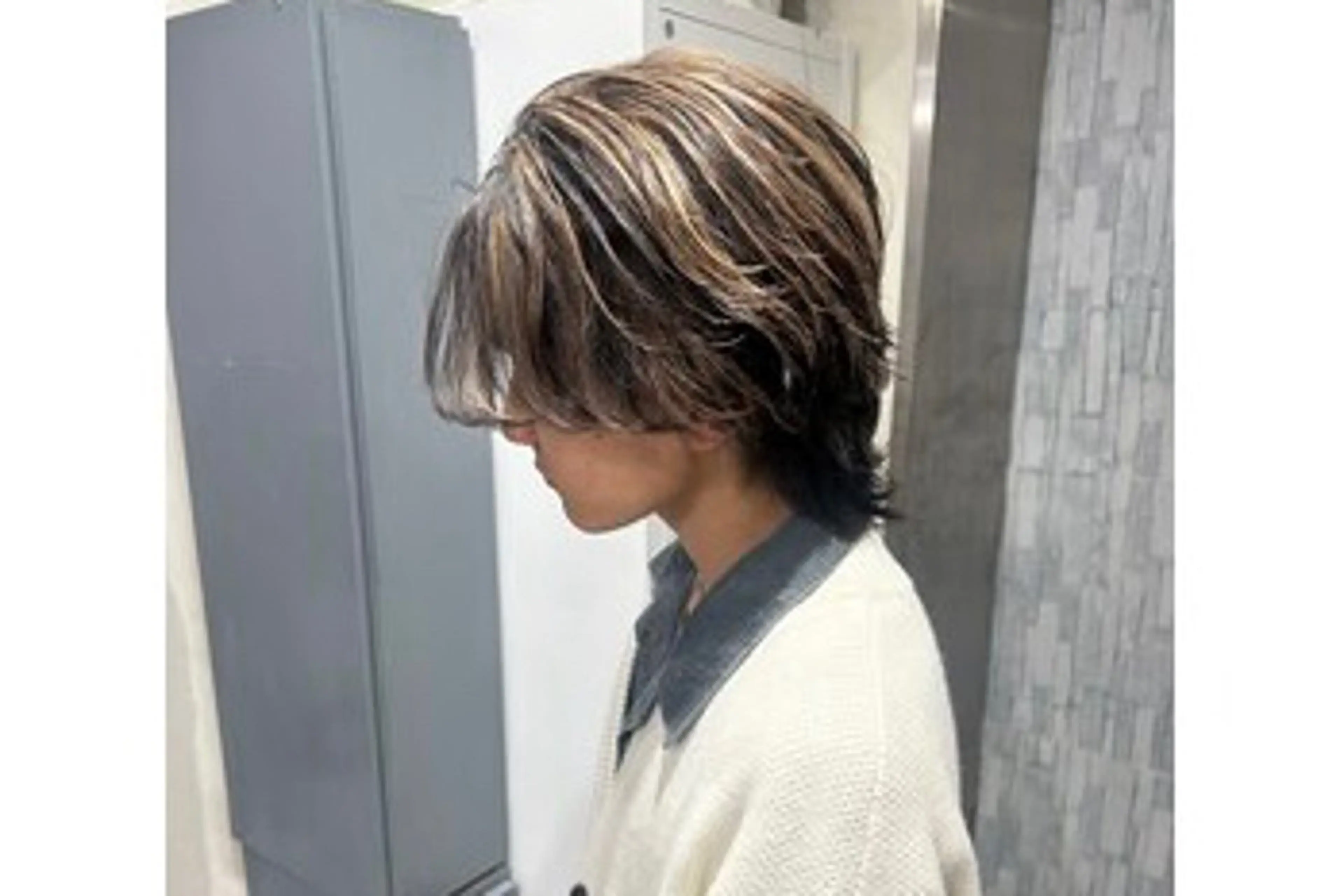 カラー メンズ ヘアカラー トリートメント 池袋/ダブルカラー GLADGE🩵のヘアスタイル