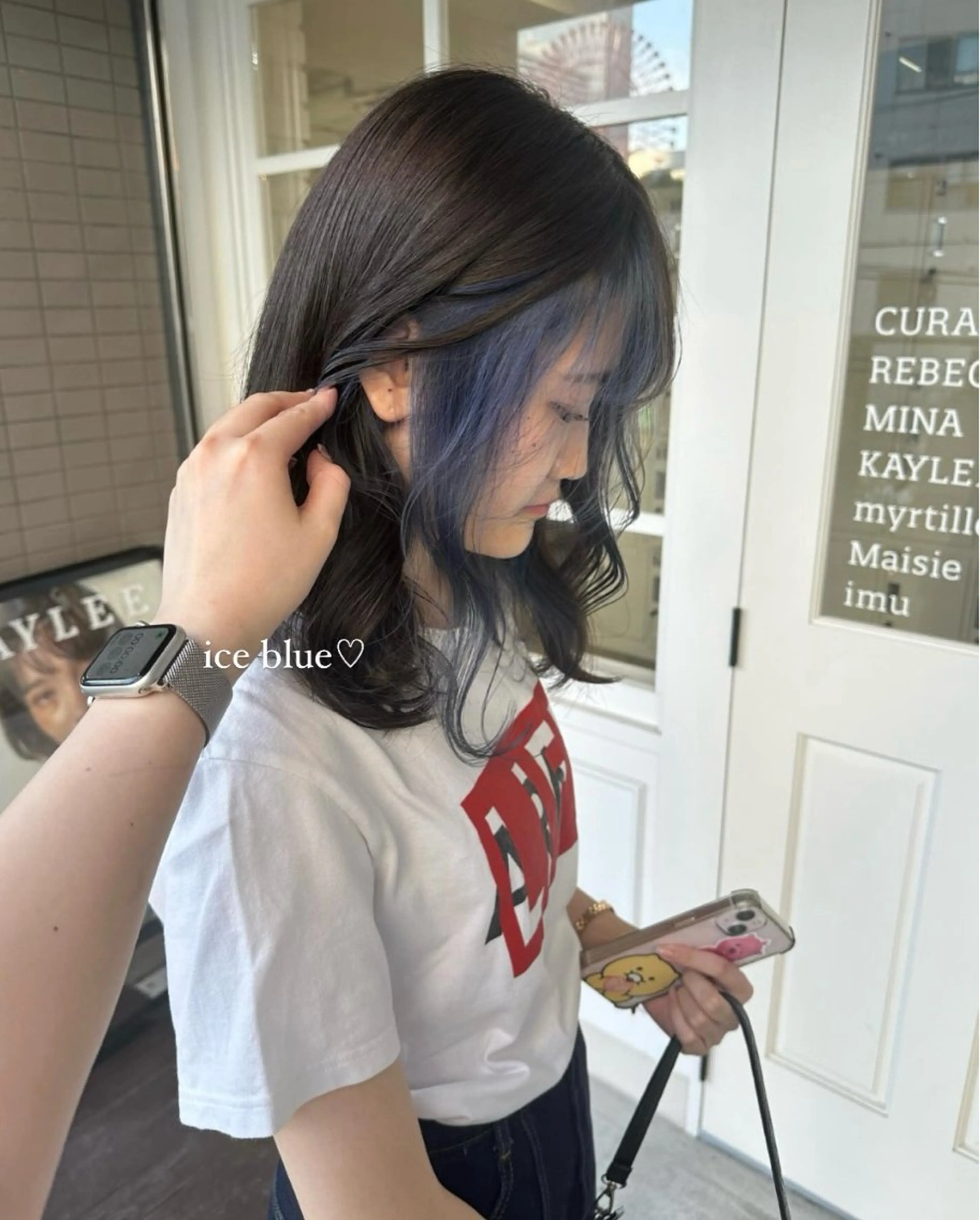 ロング カラー ヘアアレンジ ヘアカラー トリートメント himawari♡ 柔らかいカラーのヘアスタイル