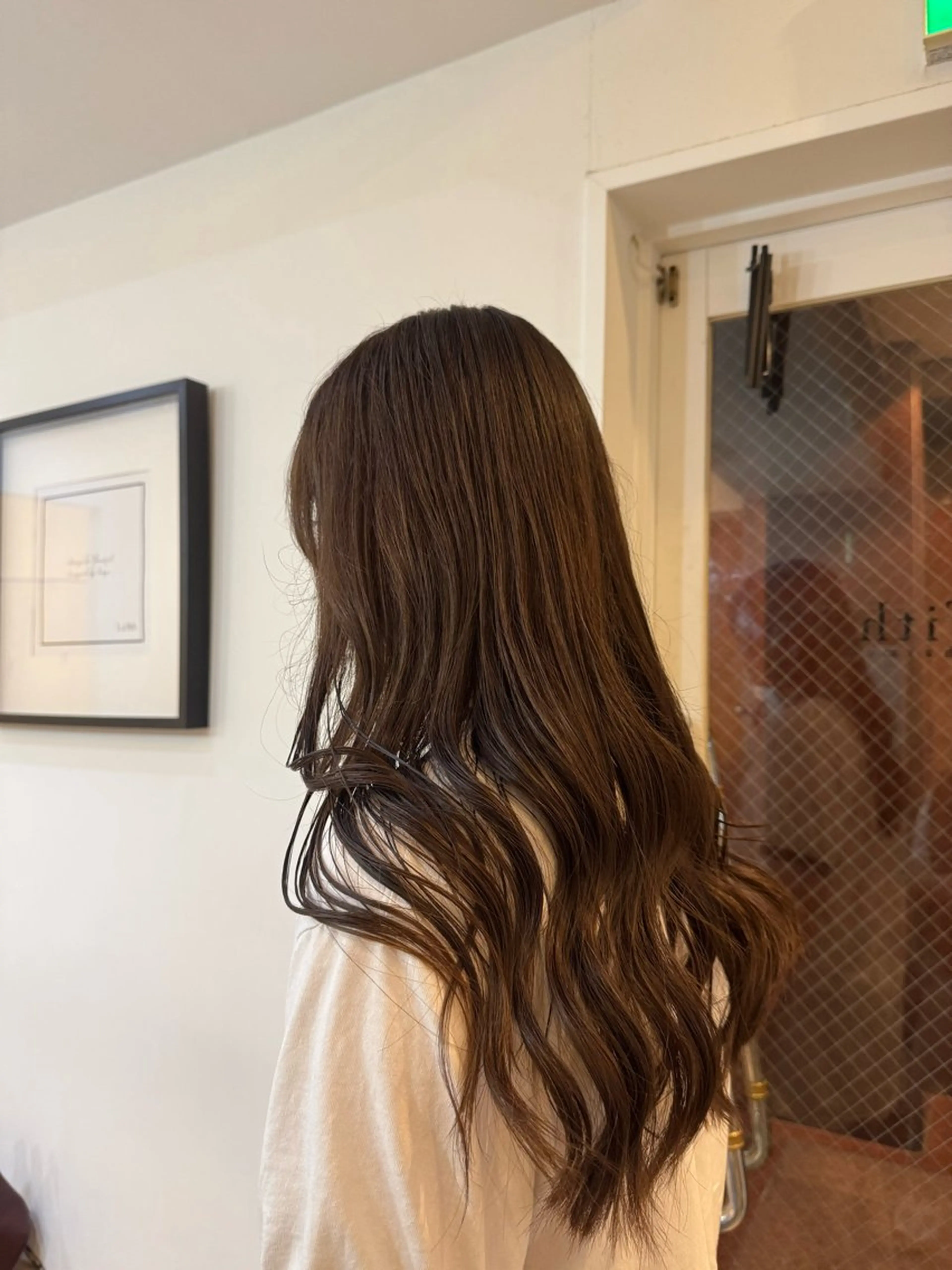 カラー グレージュ ヘアカラー La fith hair charme 渋谷店【ラフィス ヘアー シャルム】所属・🤎艶カラー/縮毛/ クルミ🤎のヘアスタイル