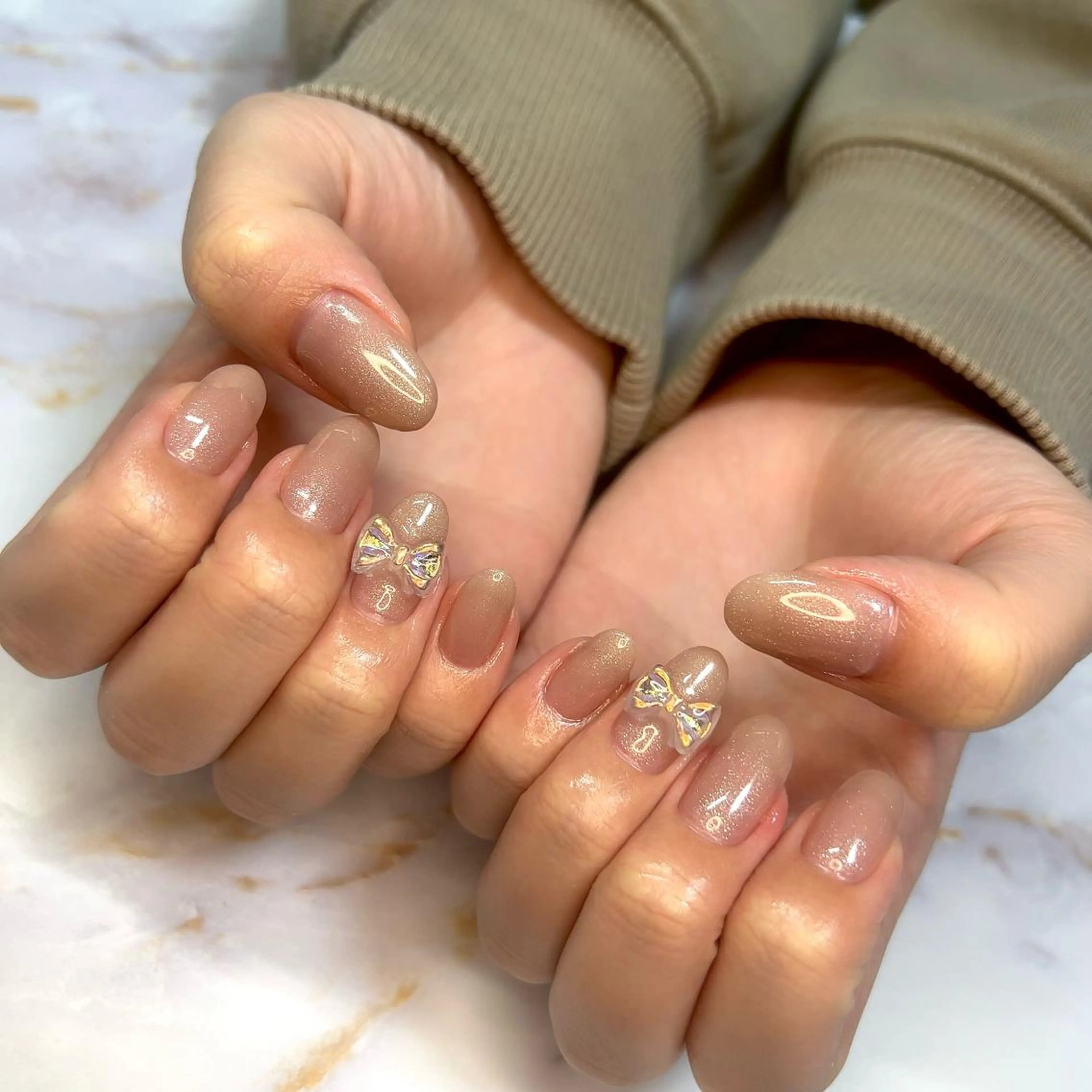 ネイル リボン S Nailのネイルデザイン