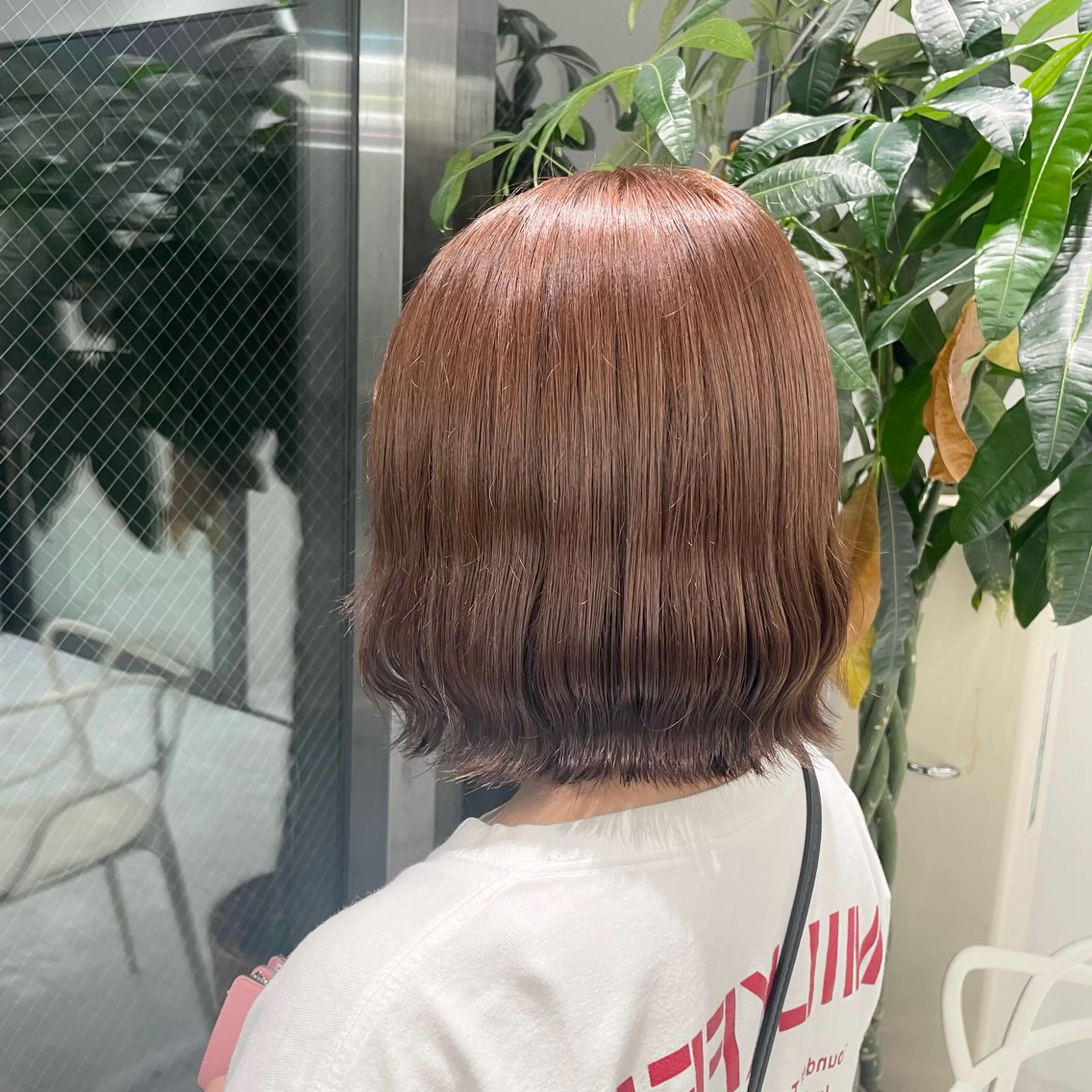 ミディアム カラー ブラウンカラー マロンブラウン カット ヘッドスパ ヘアセット ♡ブリーチカラー♡ Mirioのヘアスタイル