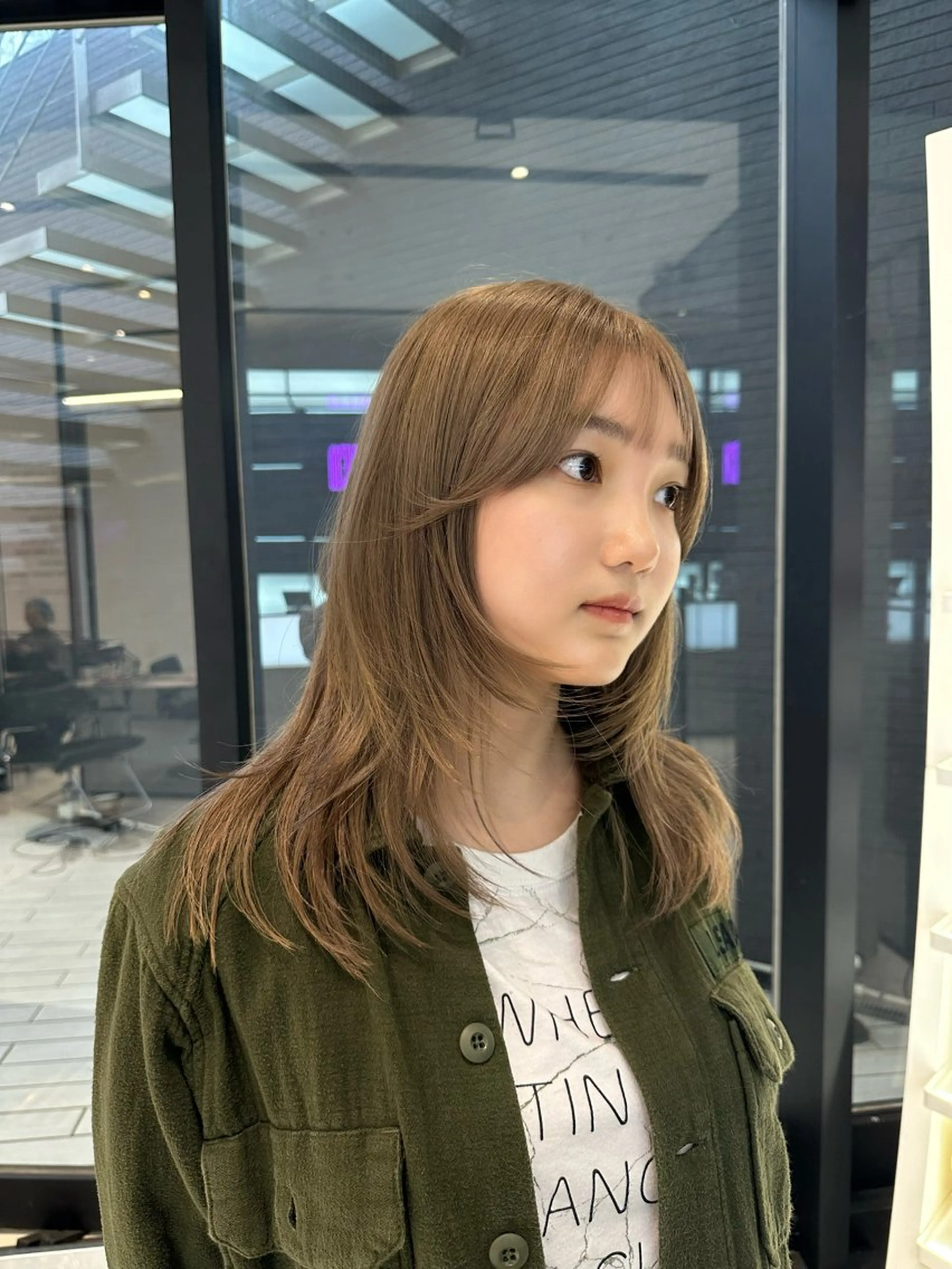 ロング レイヤーカット カット ヘアカラー keen吉祥寺所属・🎀ハイトーンカラー ☆彡SAYAのヘアスタイル