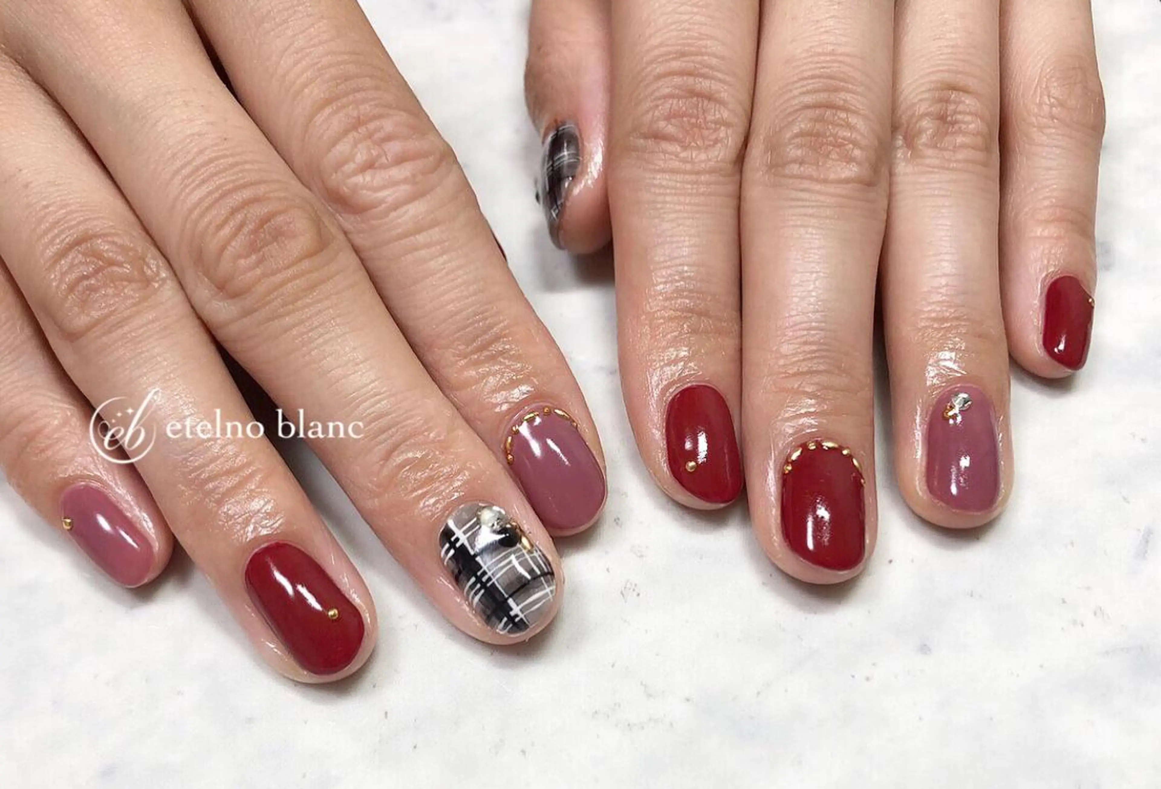 ネイル etelno blanc中目黒のネイルデザイン