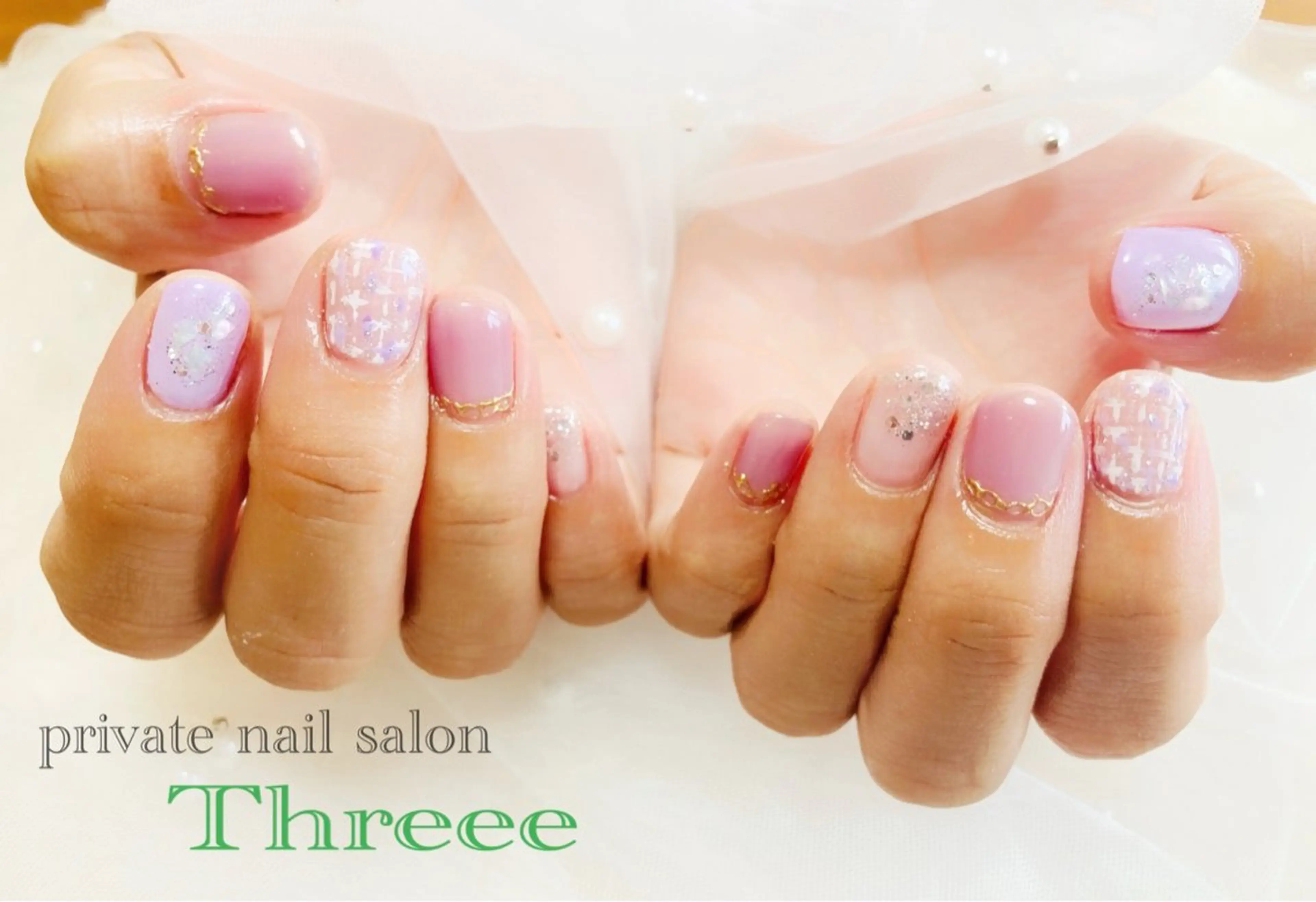 ネイル ハンドネイル Nail salon - Threee　-のネイルデザイン