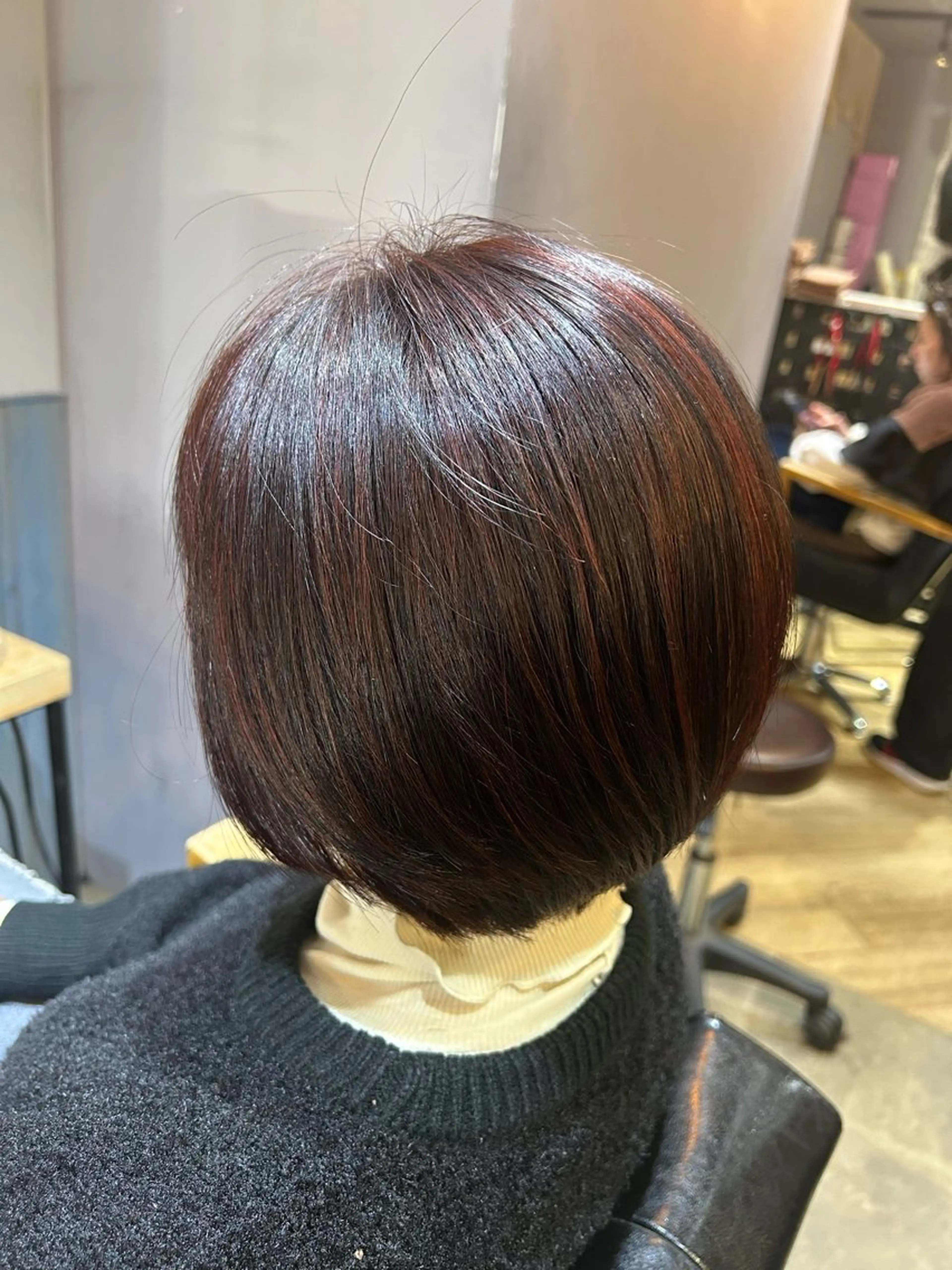 ショート ハイライト ヘアカラー agu hair fonte   大泉学園所属・園田 彩音のヘアスタイル