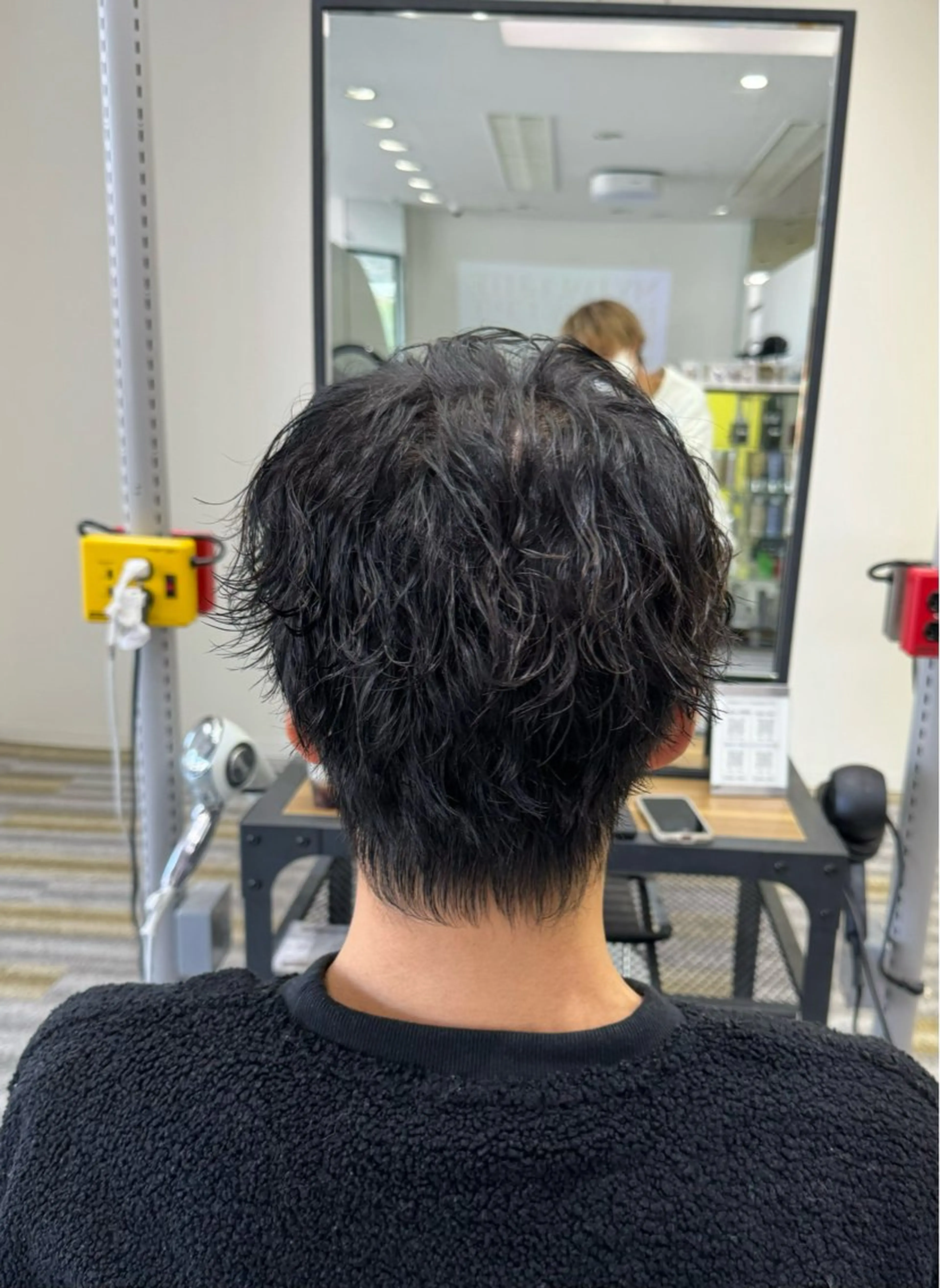 ショート パーマ メンズ マッシュ メンズパーマ 刈り上げ 波巻きパーマ カット パーマ 【メンズ特化】岩瀬 武【メンズパーマ】のヘアスタイル