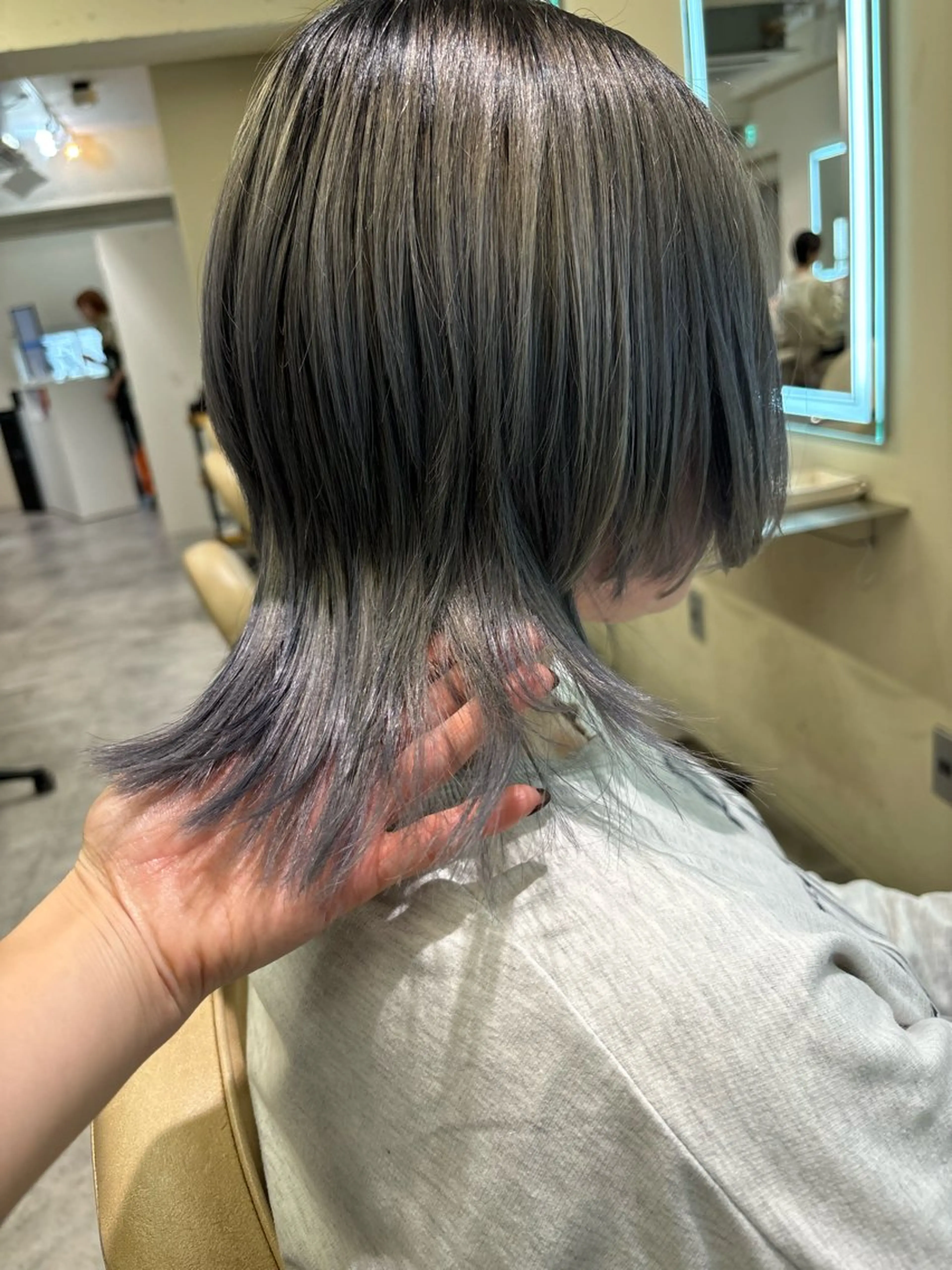 ミディアム カラー ヘアアレンジ カット ヘアカラー トリートメント 🐕kato Mizuki🐕のヘアスタイル