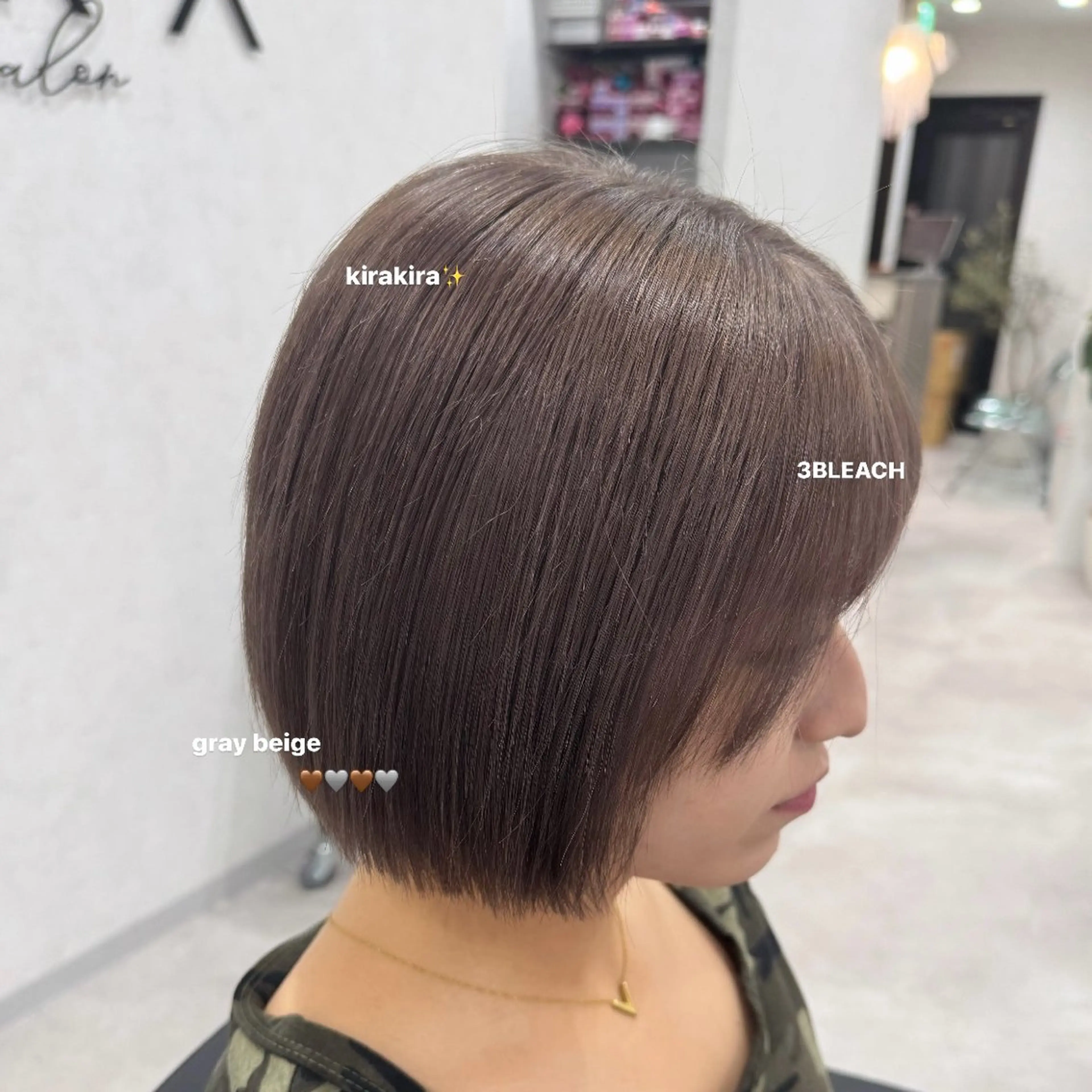 ショート カラー ヘアアレンジ ヘアカラー 最新艶髪トレンド￤ ヘア￤miyu🐒♡のヘアスタイル