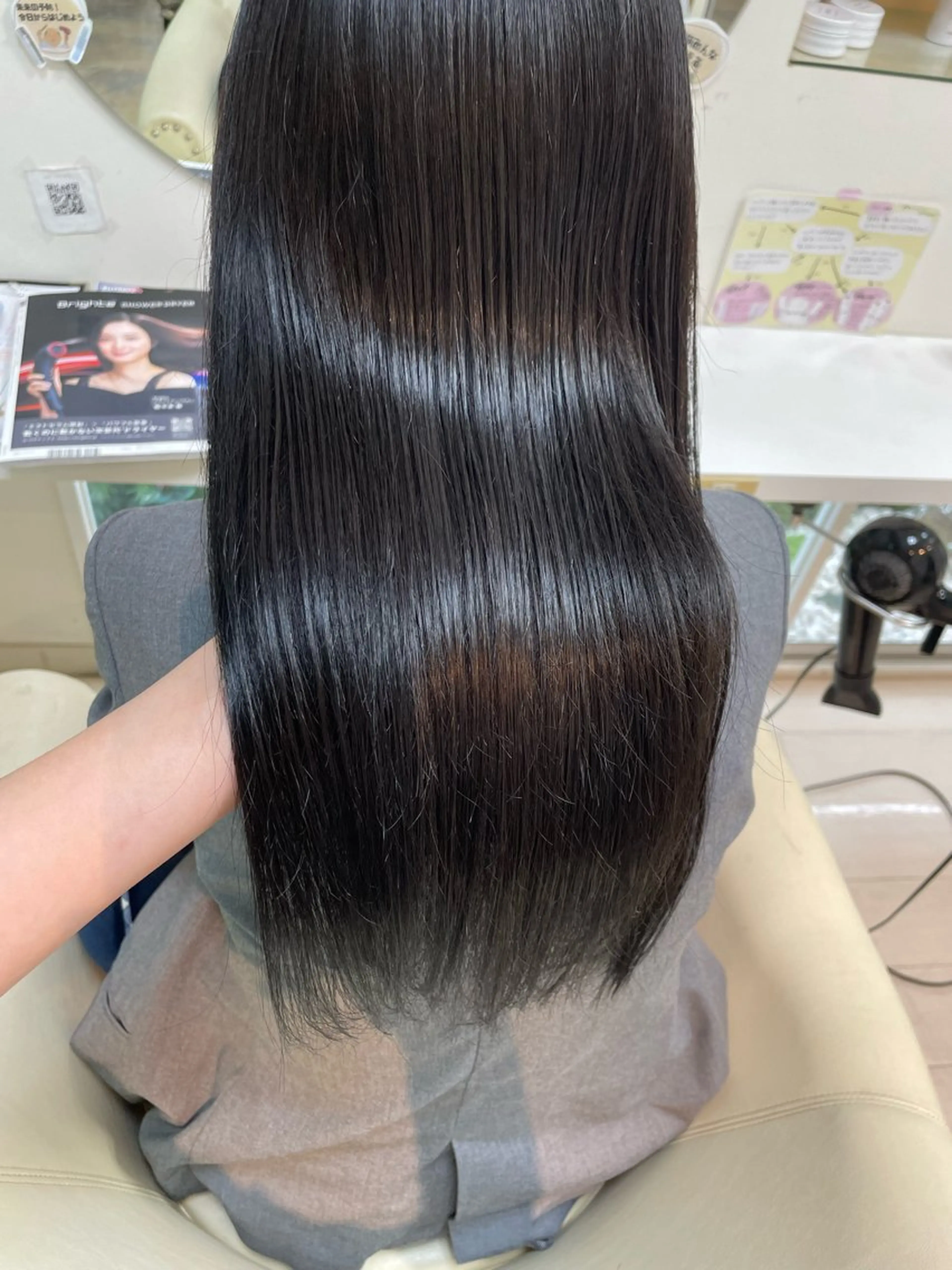 カラー+髪質改善プレミークトリートメントの写真