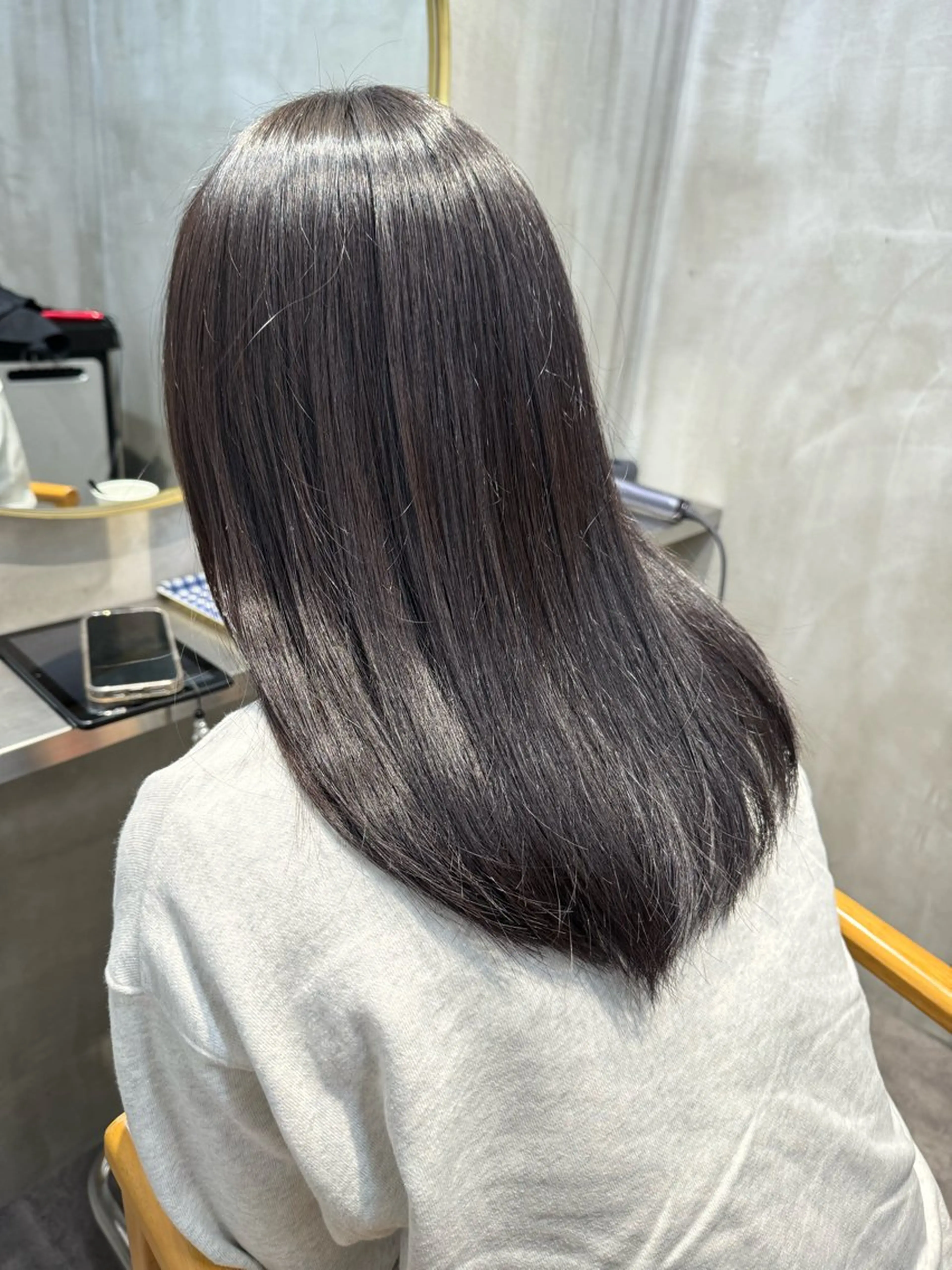 ミディアム カット ヘアカラー トリートメント 梅田モードカラー特化 💖koichiroのヘアスタイル