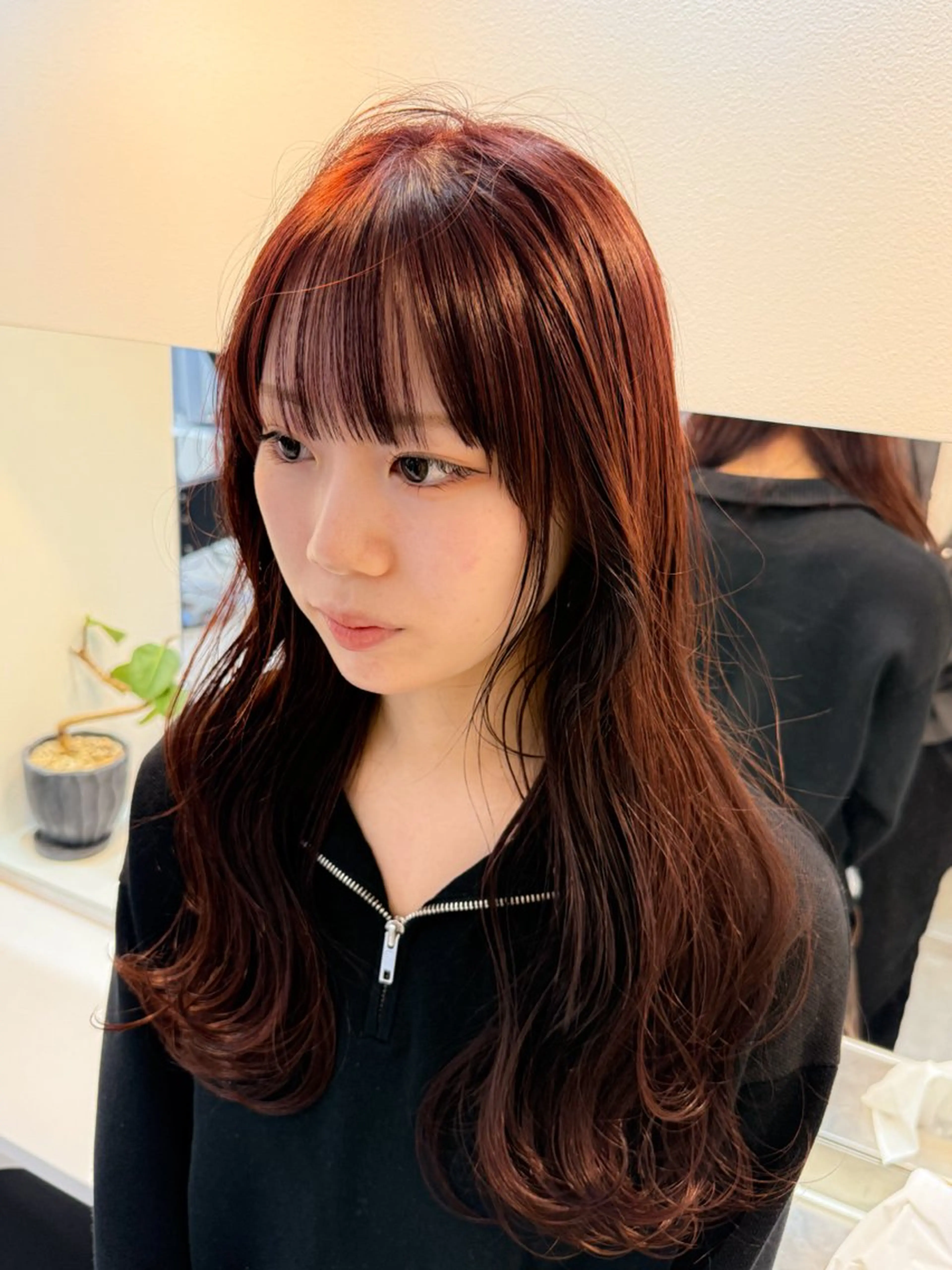 ロング カラー 艶髪ブリーチ 永井竜也のヘアスタイル