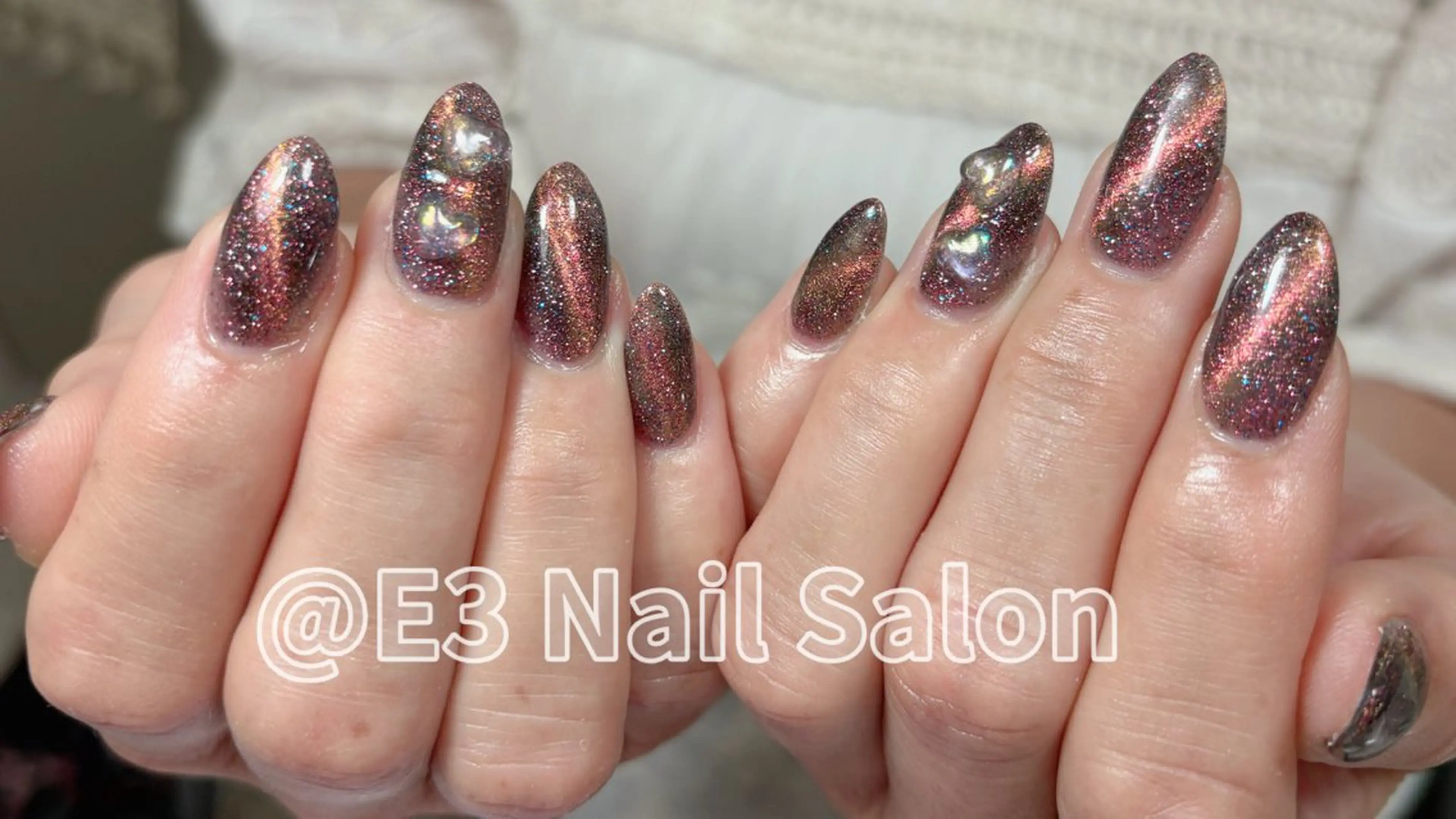 ネイル マグネットネイル ハンドネイル E3 Nail Salon所属・山口 奈々のネイルデザイン