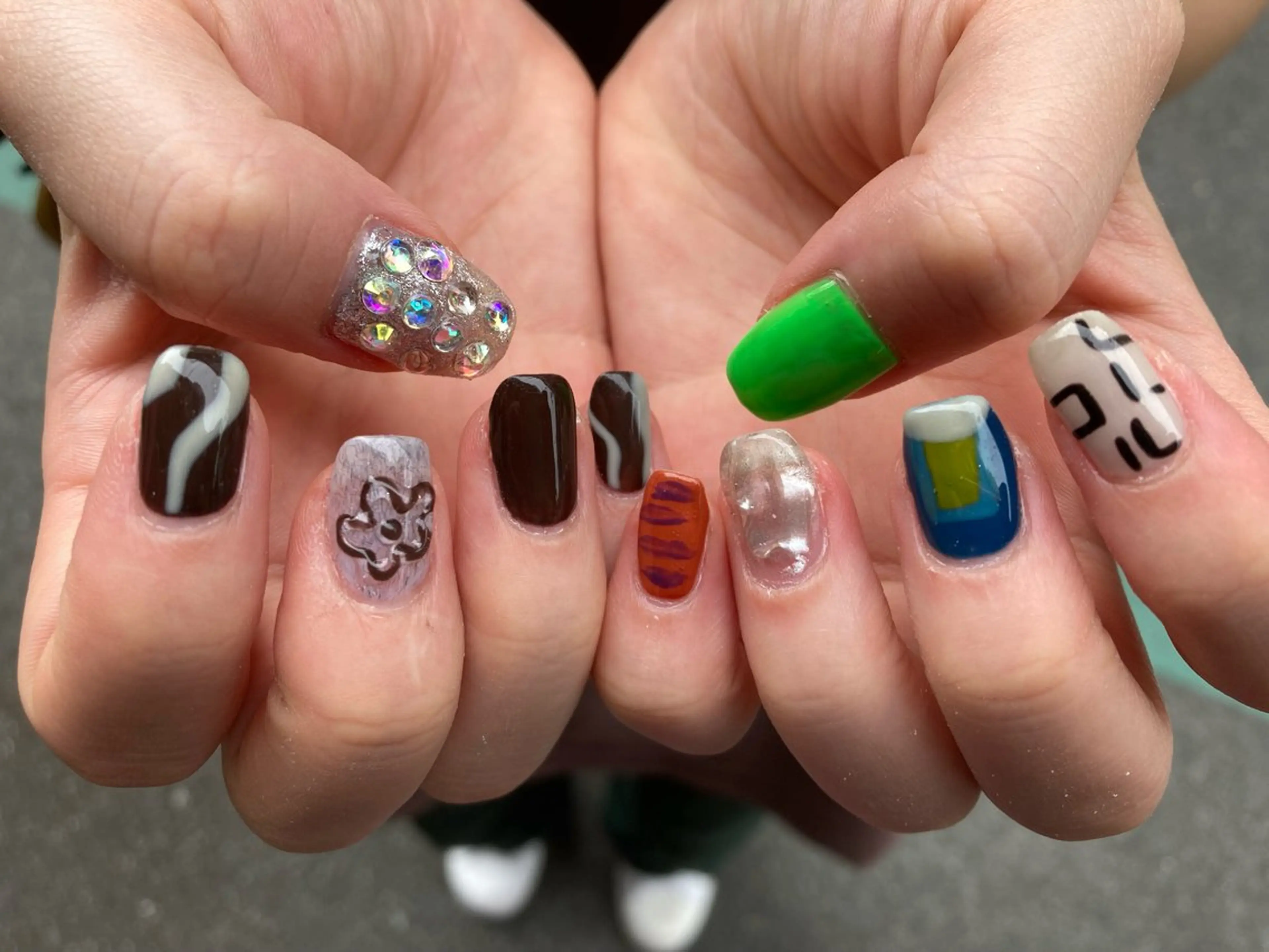 ネイル ハンドネイル 海外ネイル u4me🦄💜のネイルデザイン