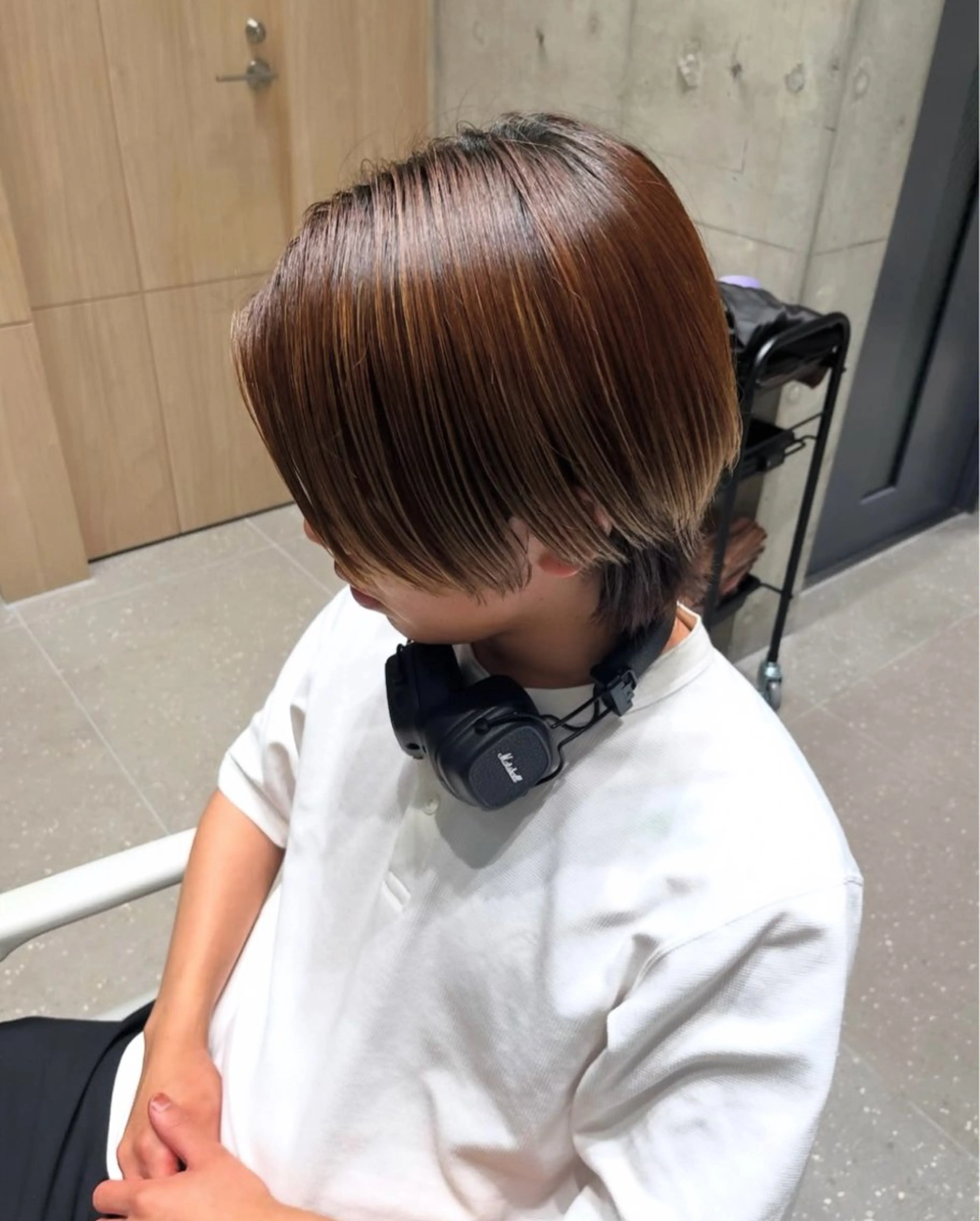 【✨️🩵メンズ限定🩵✨️】メンズカット+高発色クオルシアカラーの写真