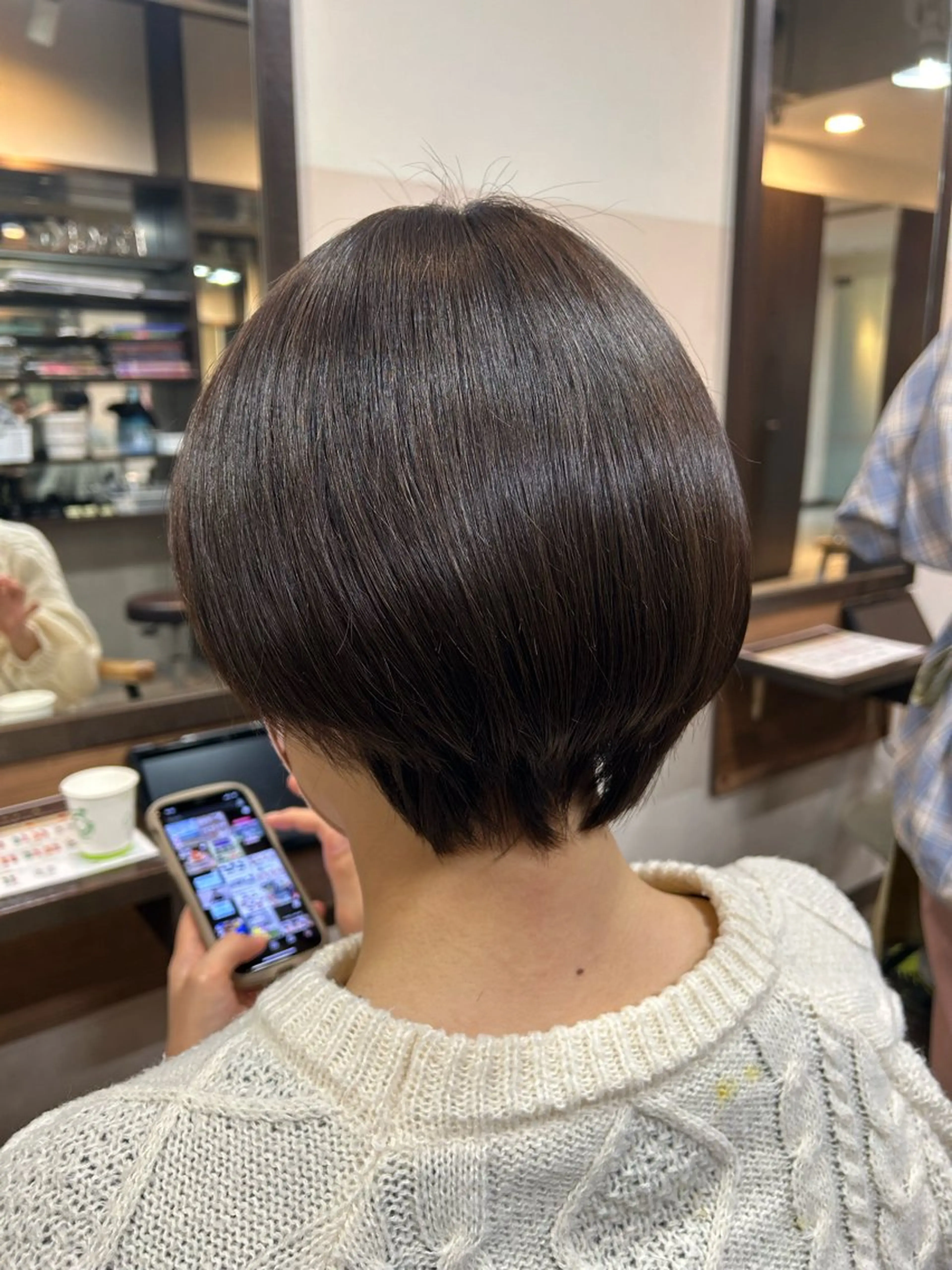 【リタッチ】白髪染めカラーの写真