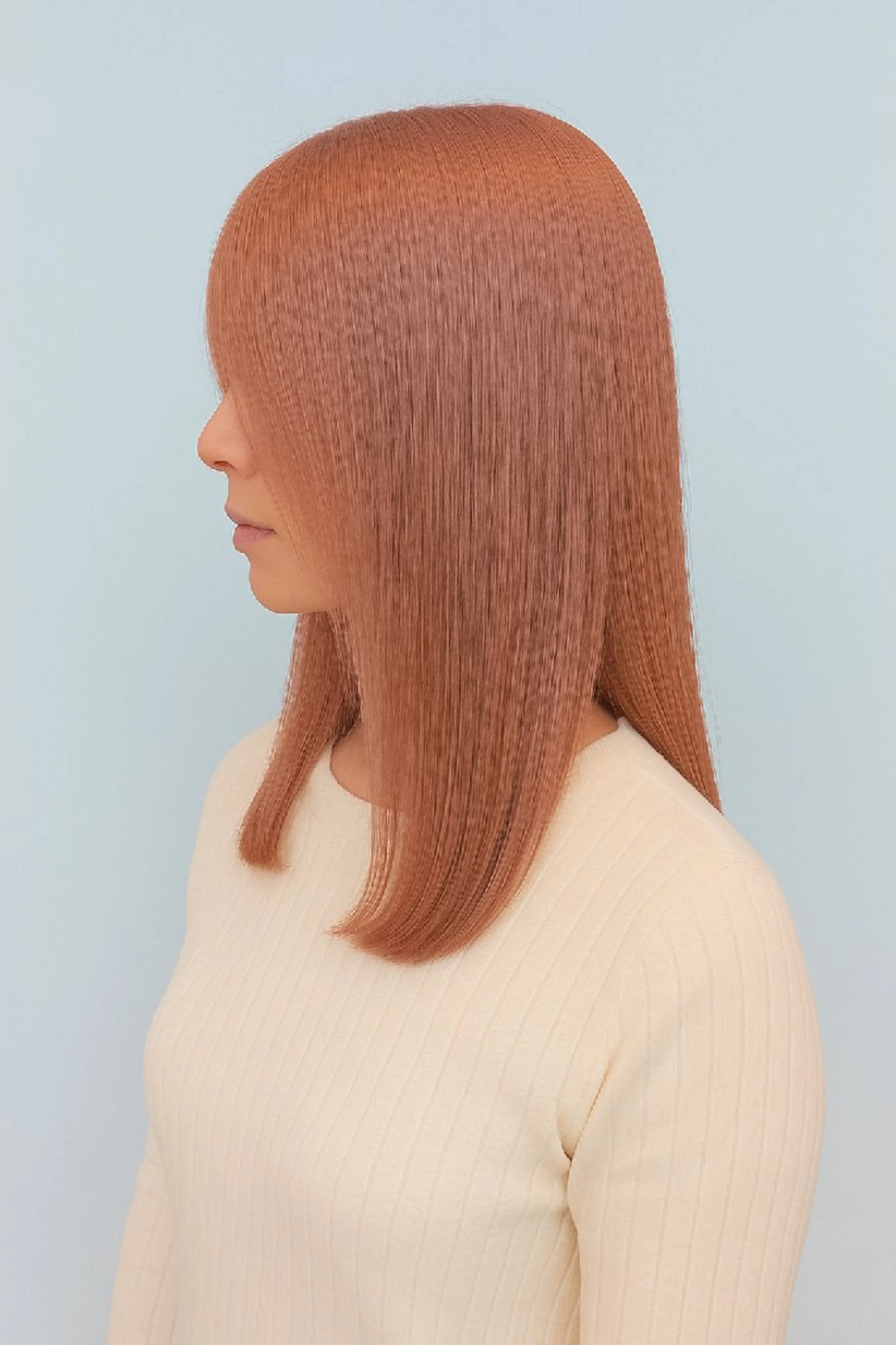 ロング カラー ヘアカラー トリートメント 髪質改善アンブリーチ 店長みやけななのヘアスタイル