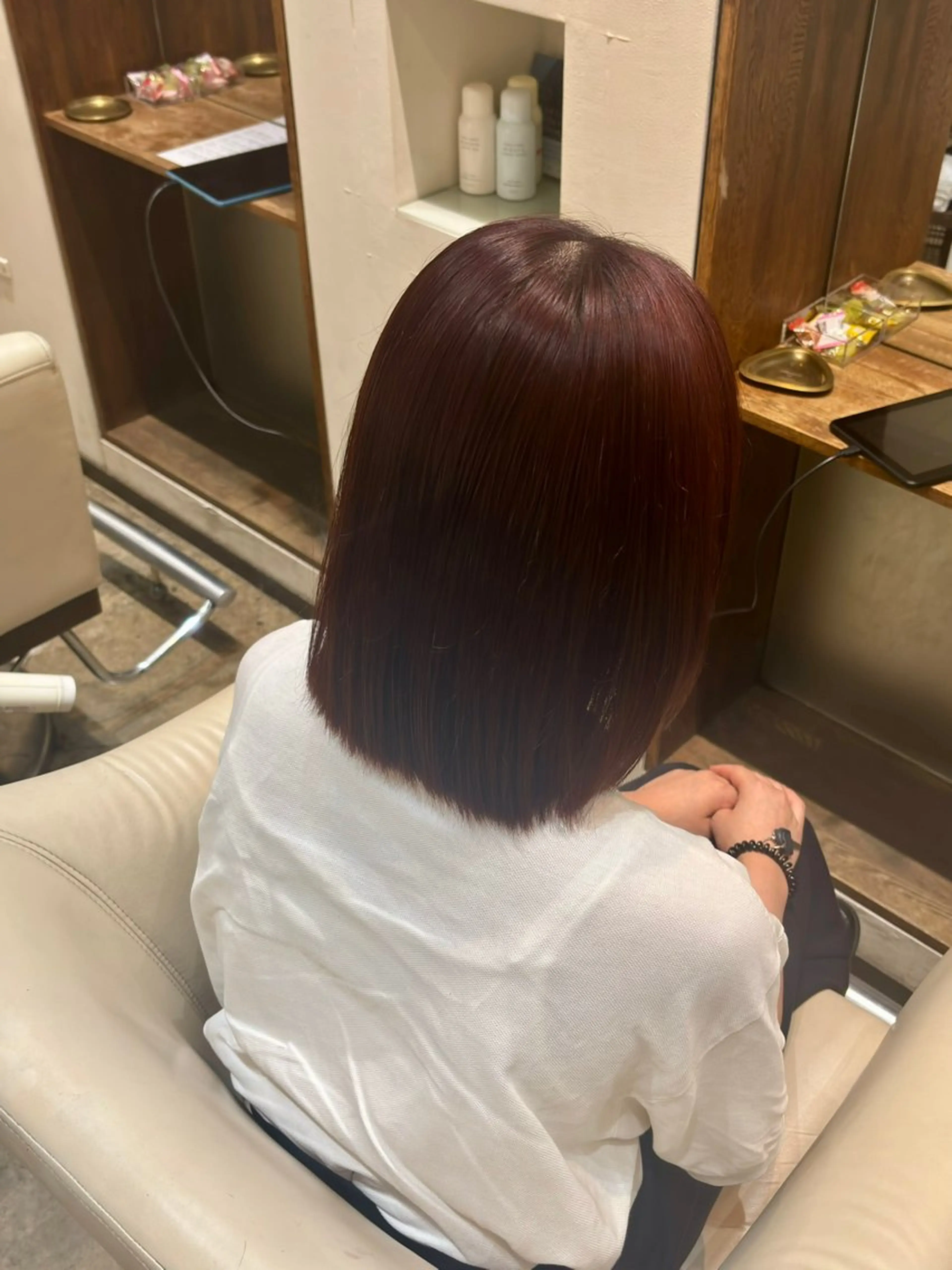 ミディアム ヘアカラー 清野　海真 【モデル募集中❗️】のヘアスタイル