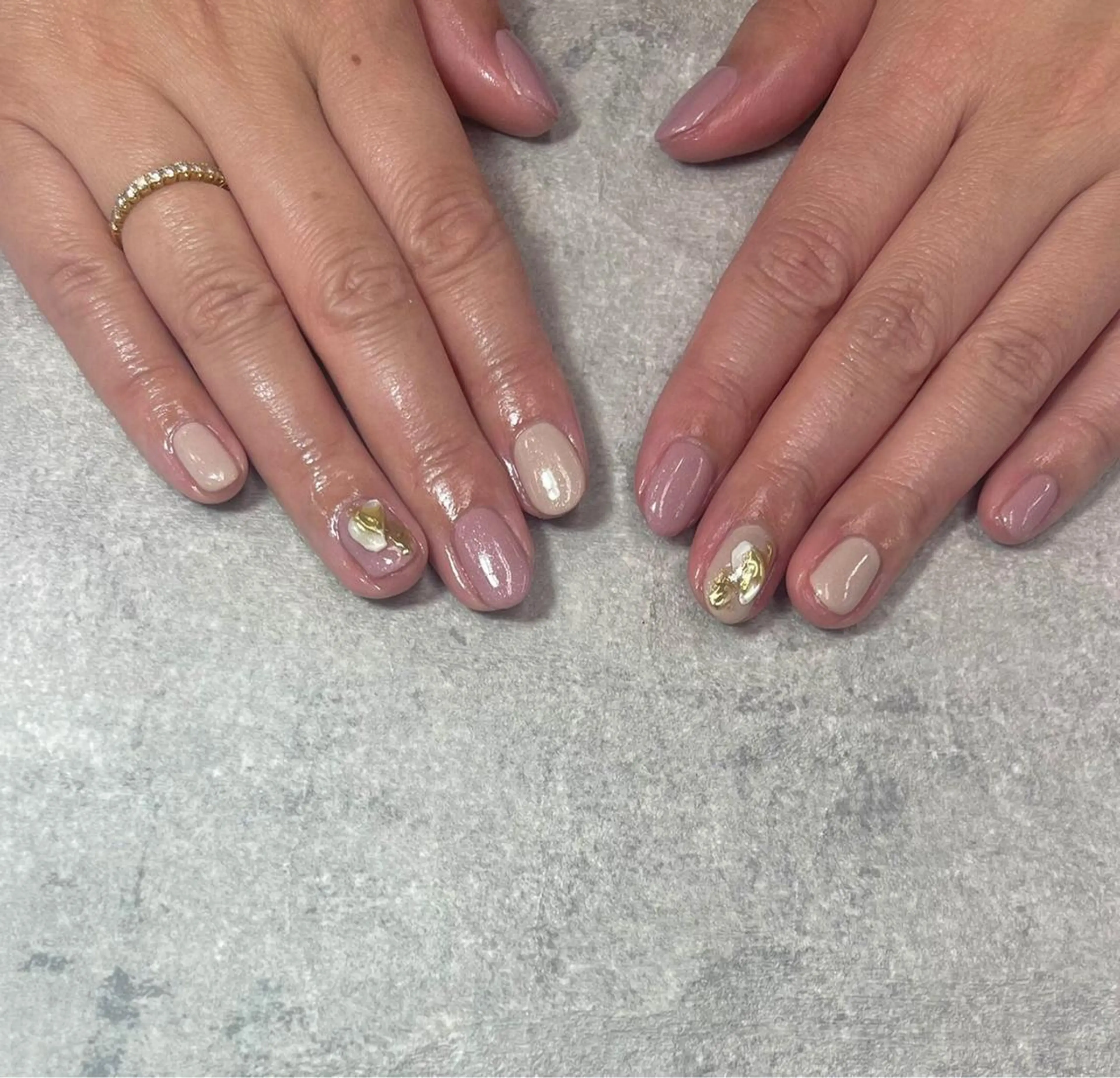 ネイル アートネイル ジェルネイル オフィスネイル ワンカラーネイル ピンク FASTNAIL PLUS 新宿店のネイルデザイン