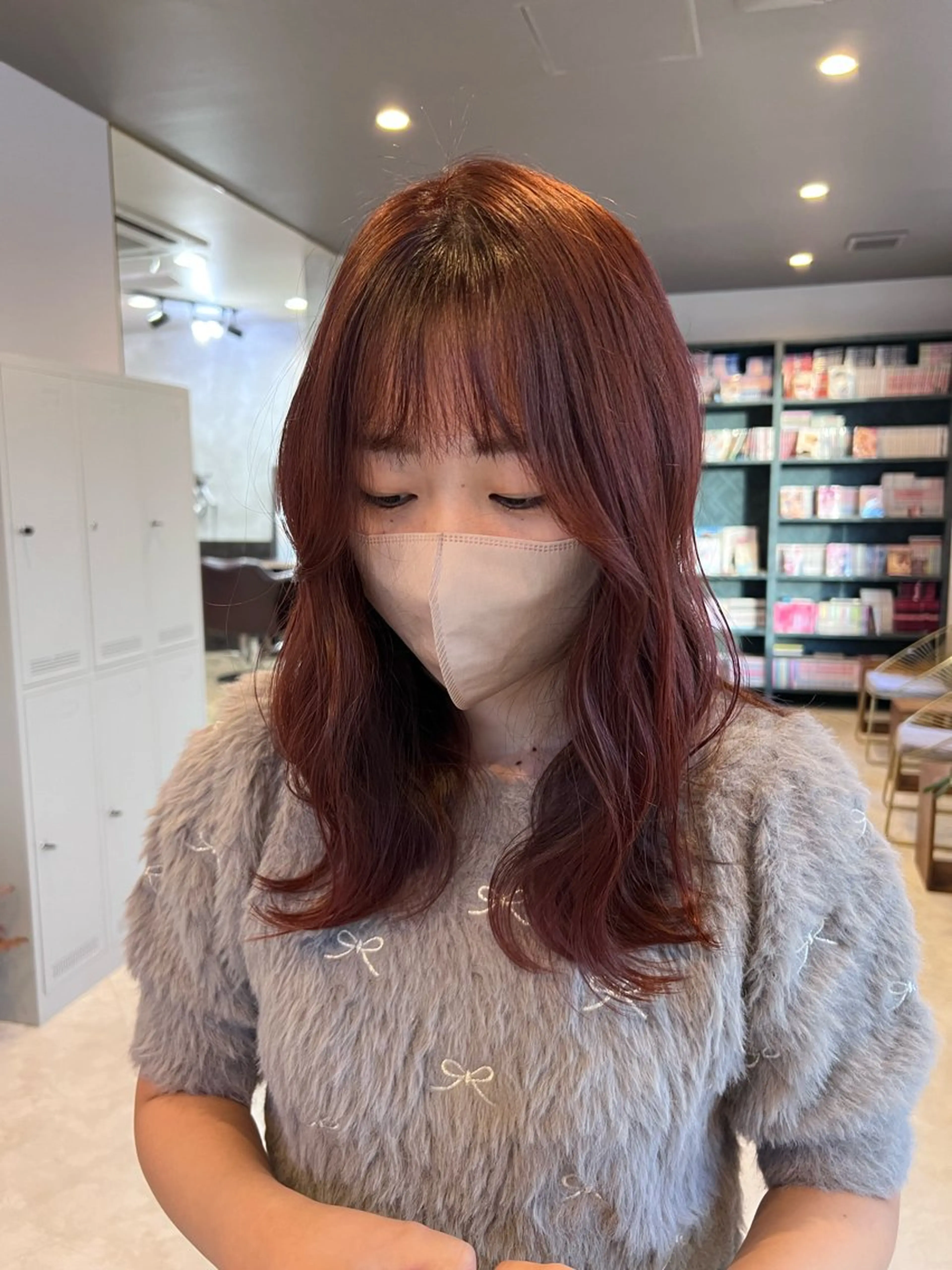 ロング カット ヘアカラー yomu  hair library所属・武藤 りょうのヘアスタイル
