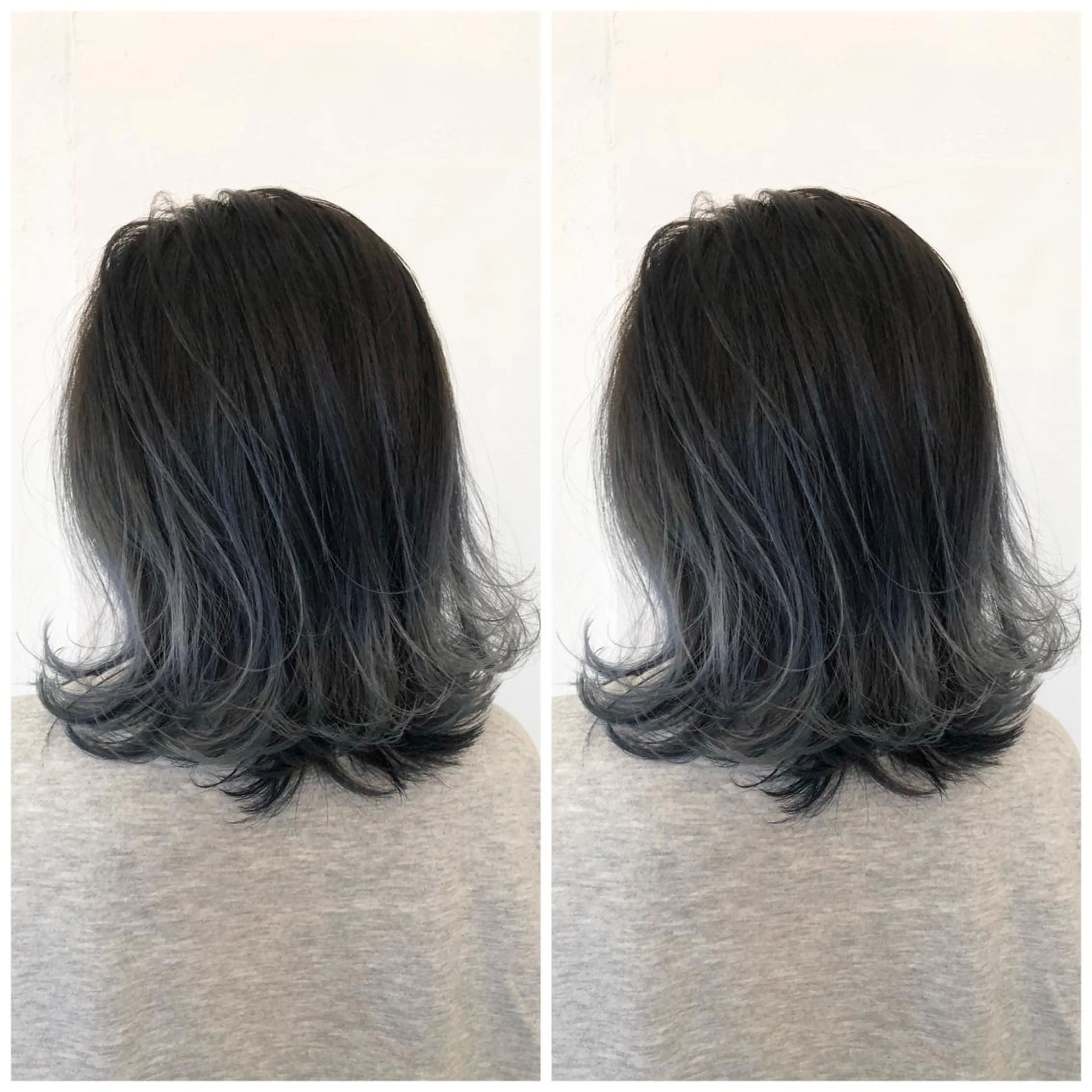 ミディアム ヘアカラー トリートメント バレイヤージュカラー 特化美容師✨星皓太のヘアスタイル