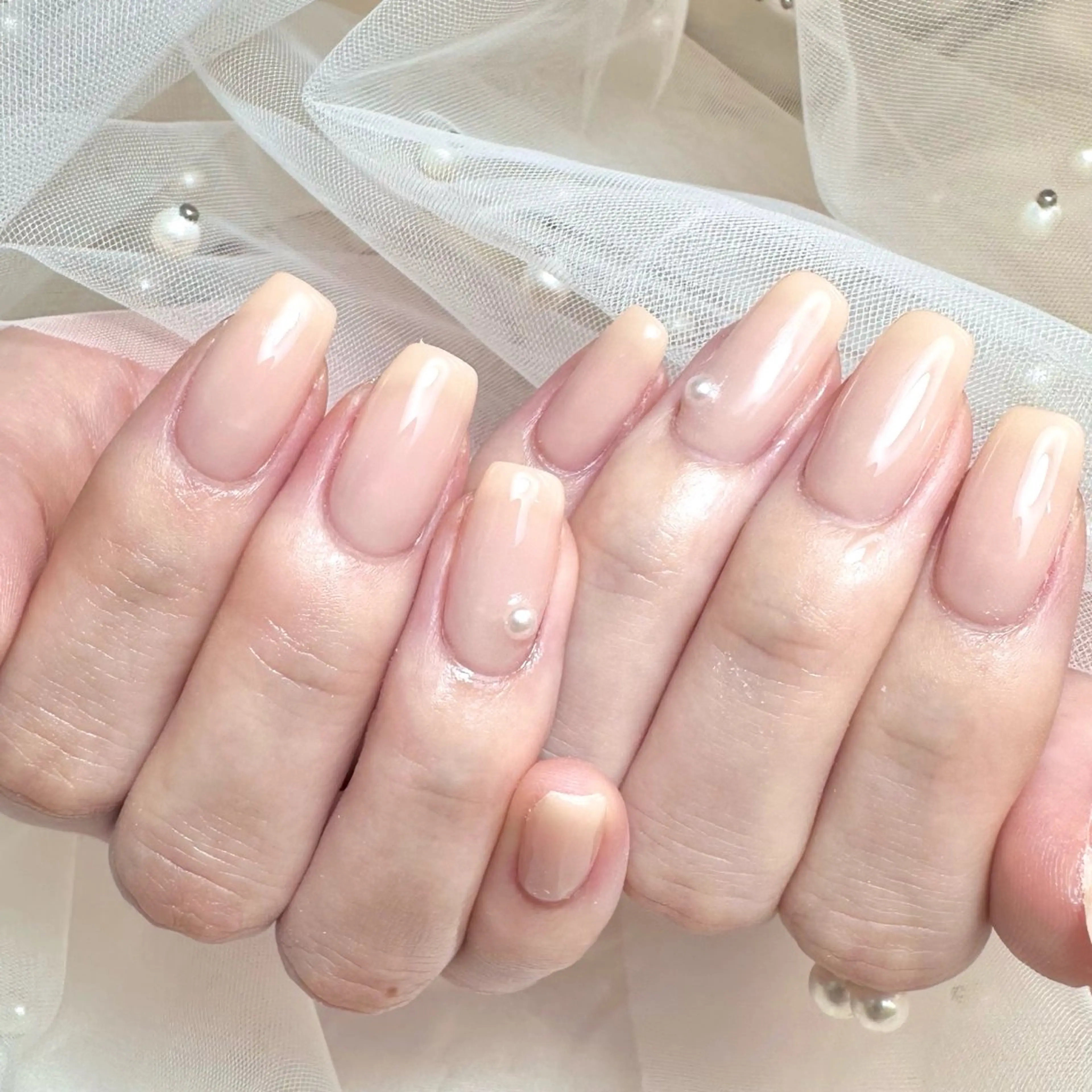 【平日ご来店限定💅】上品オフィスネイルコース ¥4800 オフありの写真
