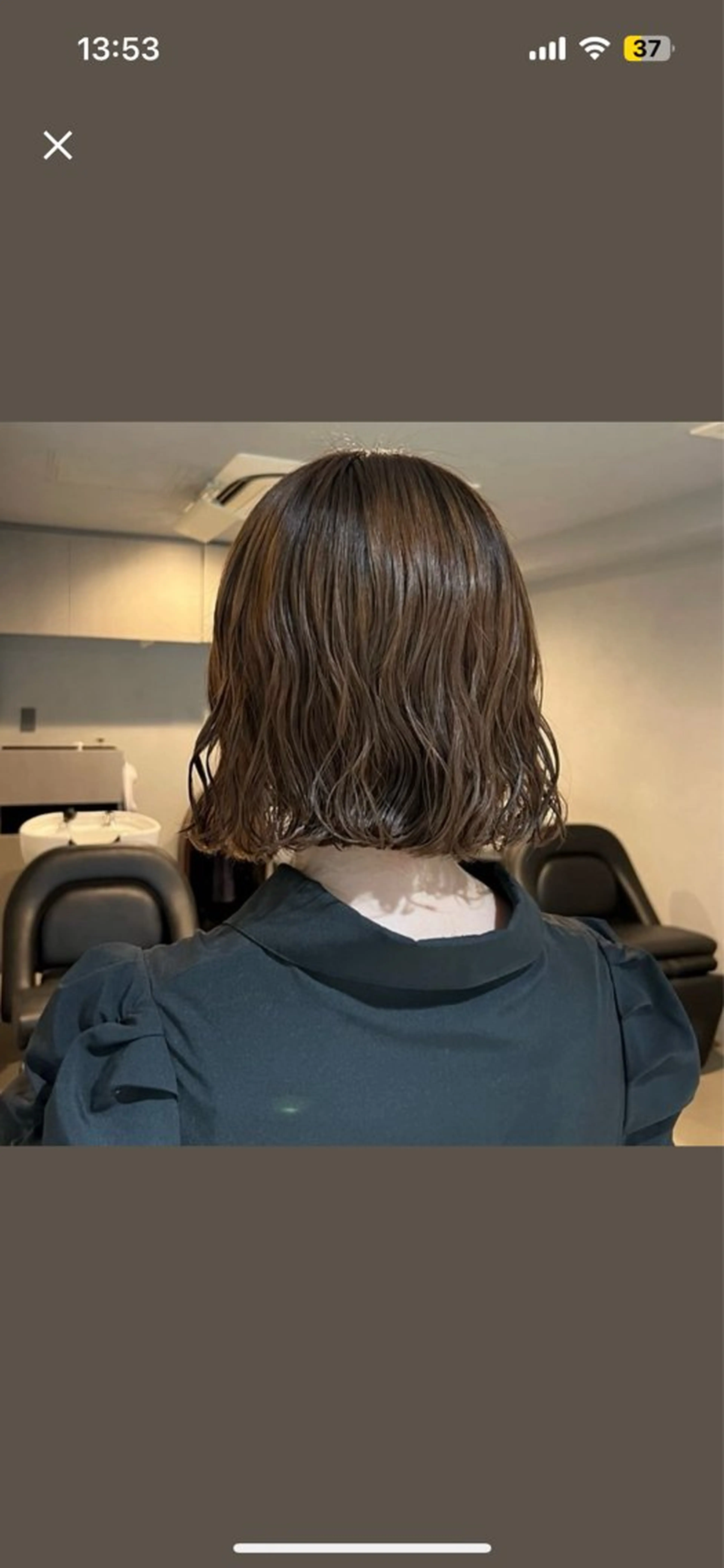 ミディアム カラー パーマ カット ヘアカラー パーマ 【arc】akane オリーブ/ベージュのヘアスタイル