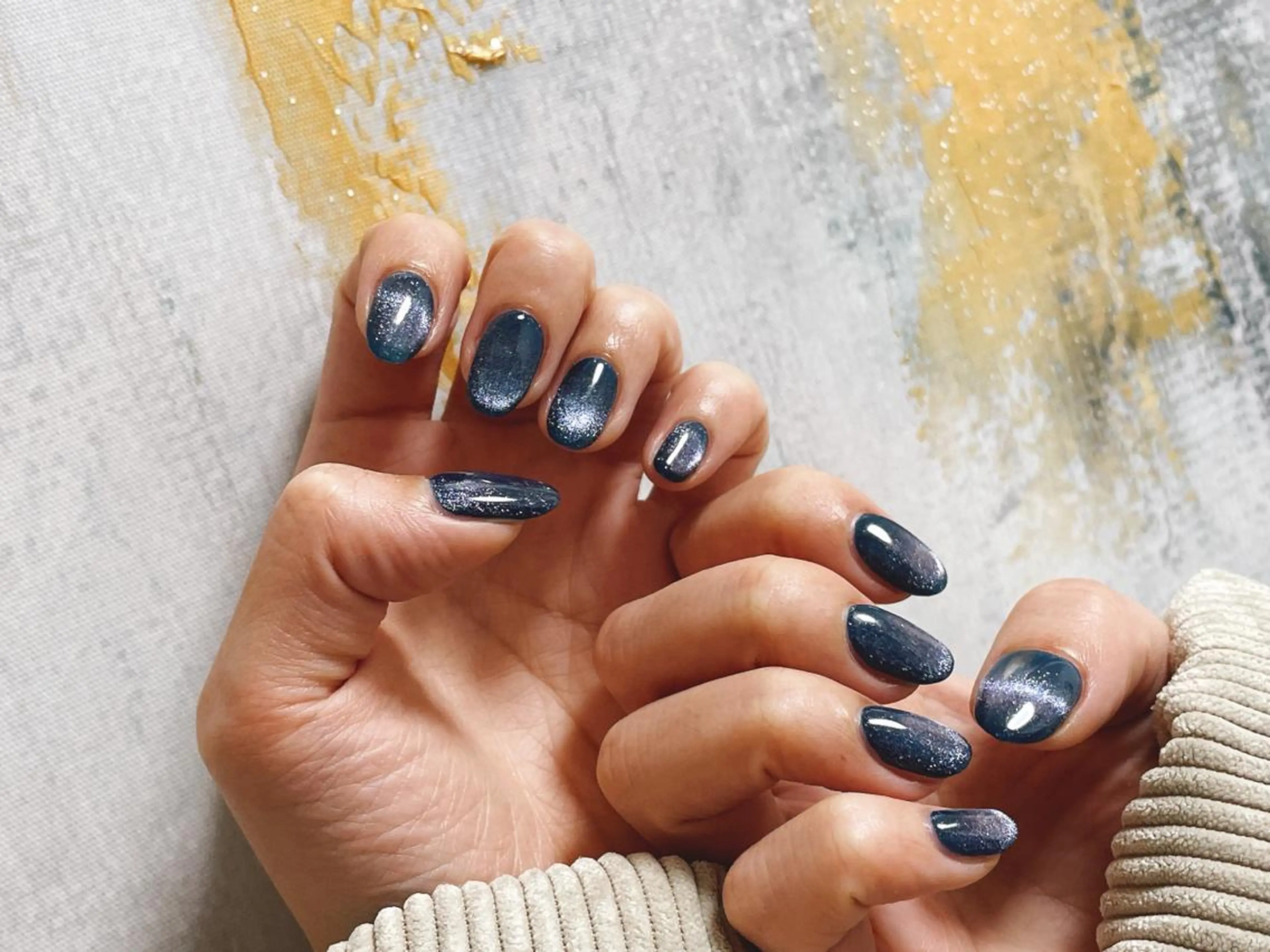 ネイル フットネイル ジェルネイル 韓国ネイル マグネットネイル ミラーネイル Mogu nail 二子玉川のネイルデザイン