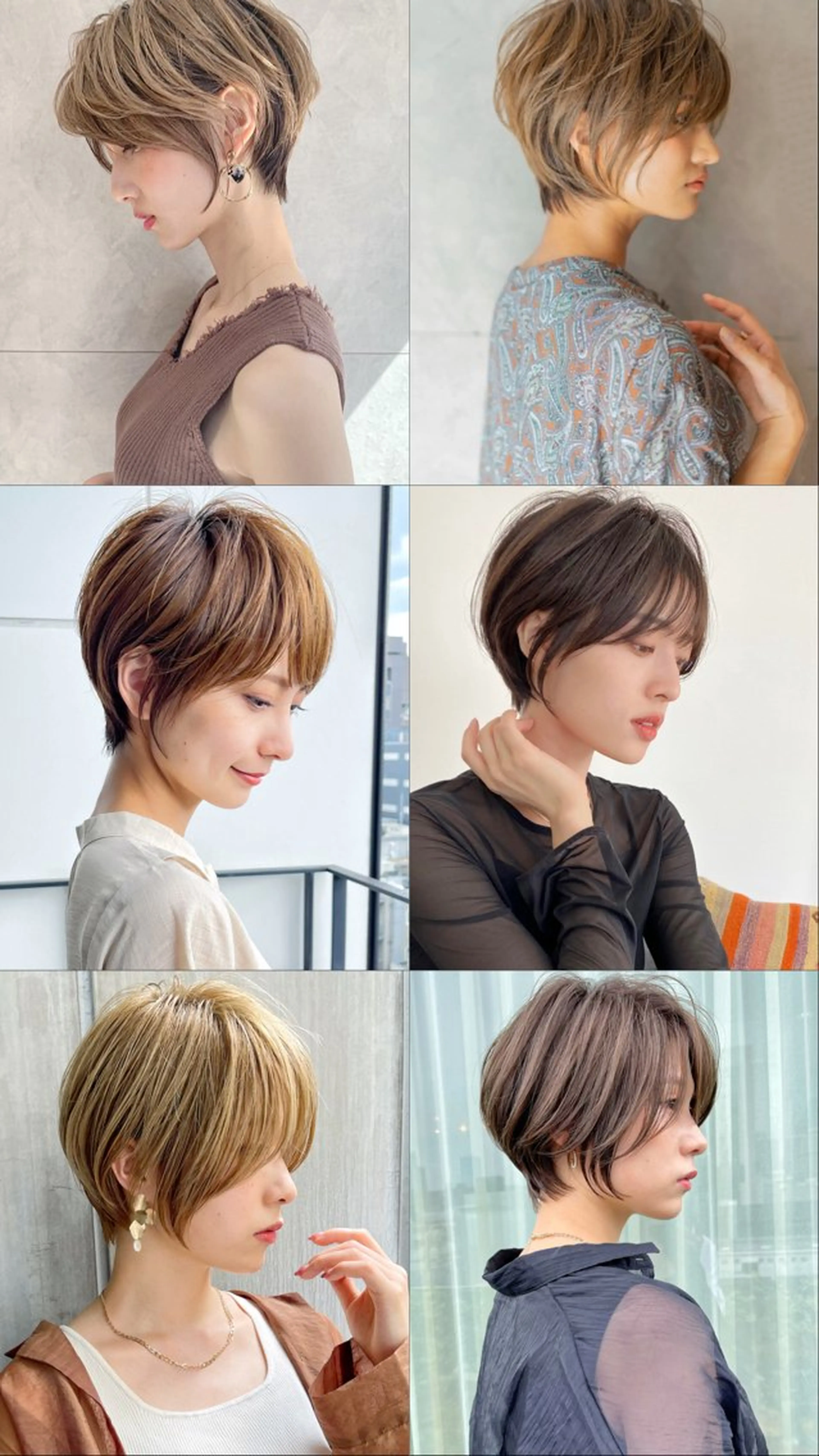 ショート 山見 陽のヘアスタイル