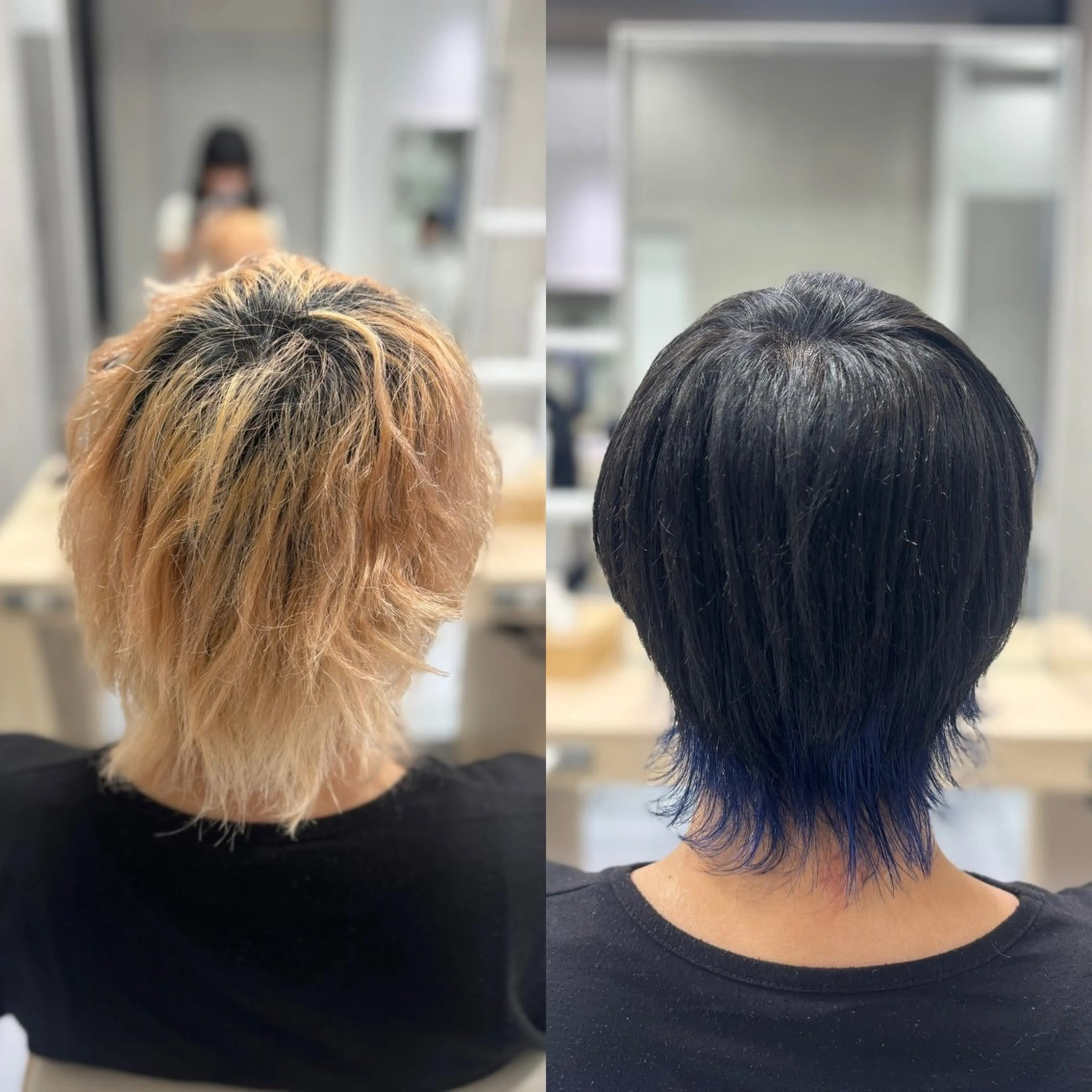 ショート カラー メンズ ヘアカラー メンズ特化韓国風 パーマスタイル/りんのヘアスタイル