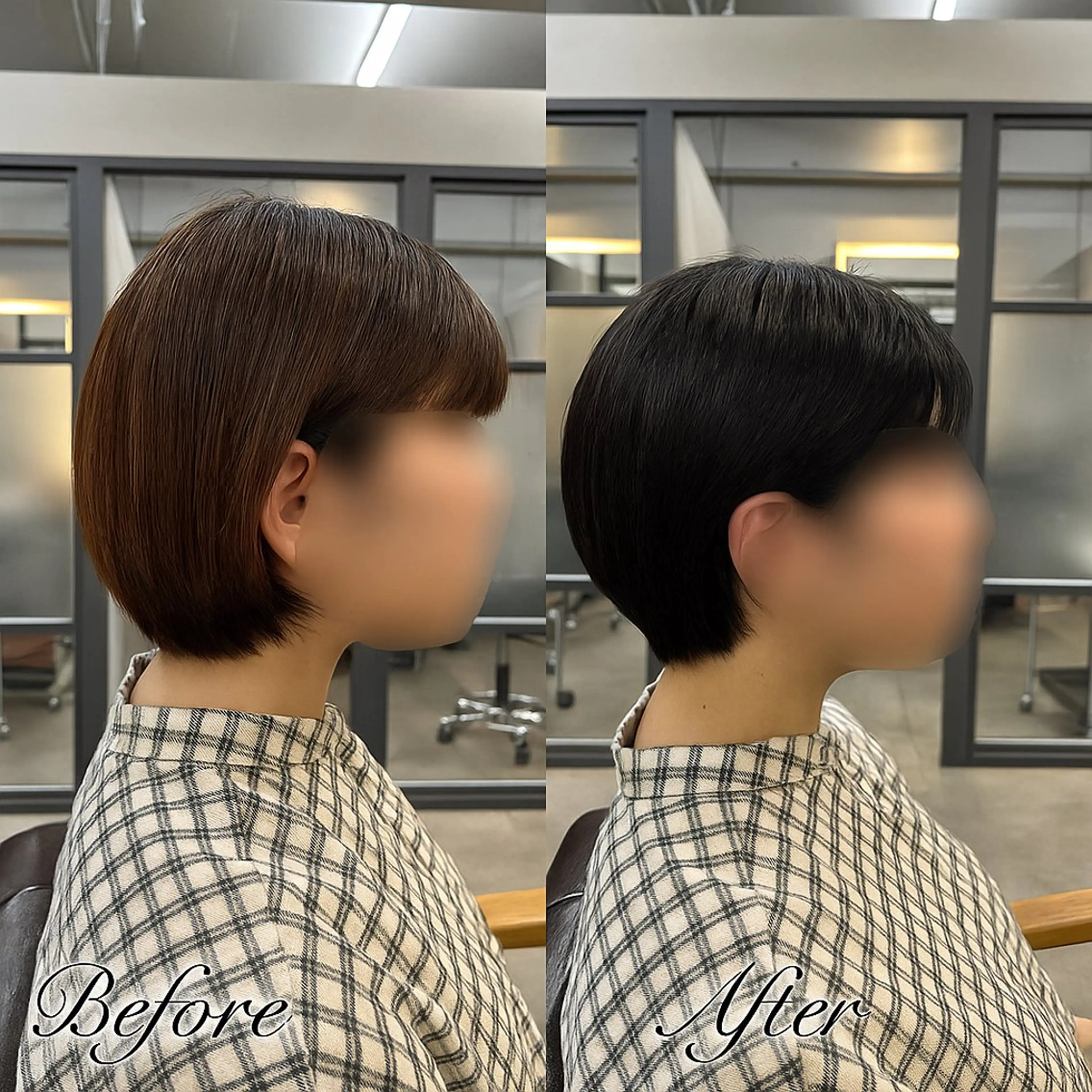 ショート ショートボブ ボブ ショートヘア 髪質改善／うる艶髪 🌙平松世麗のヘアスタイル