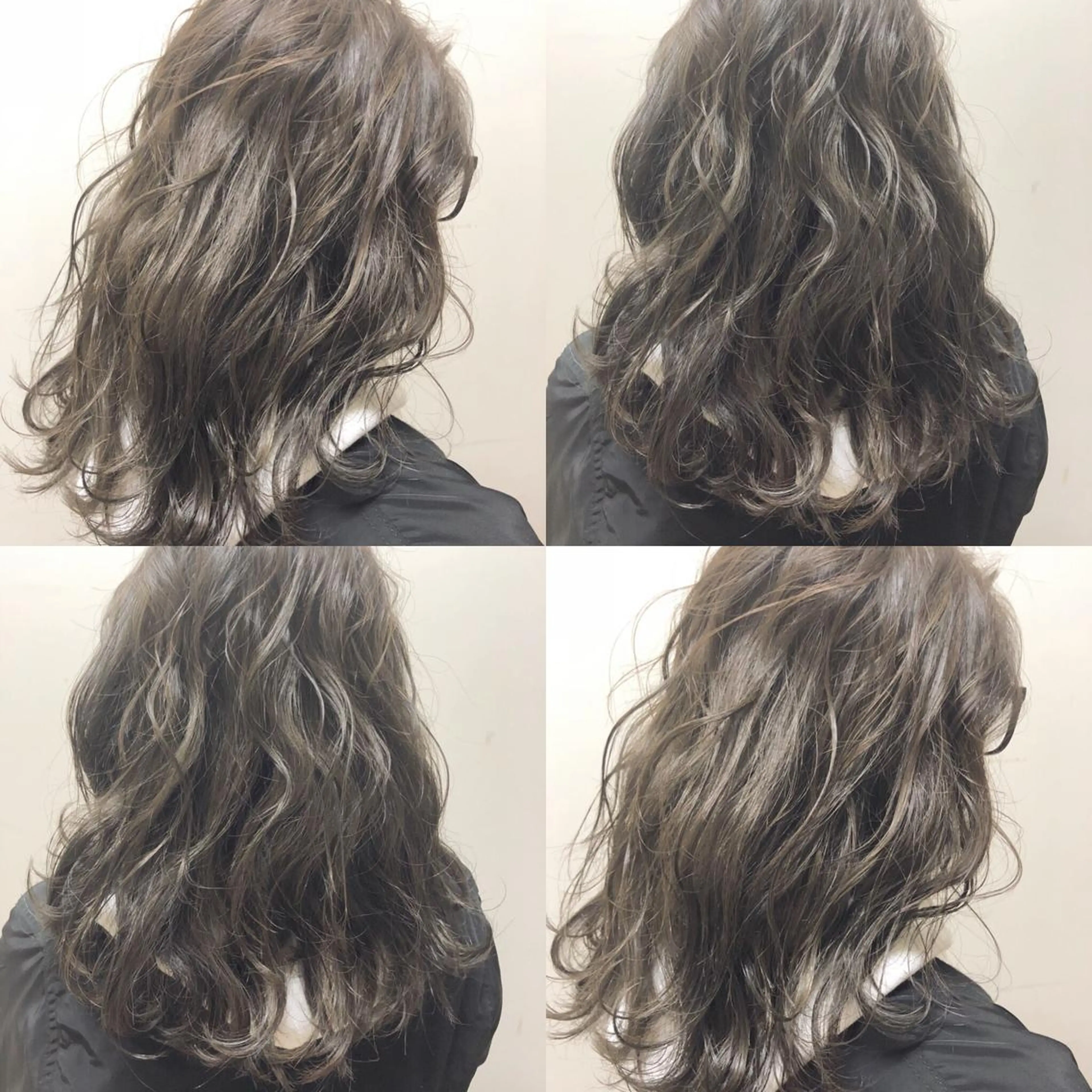 セミロング カラー アッシュ 宮本 聖希のヘアスタイル