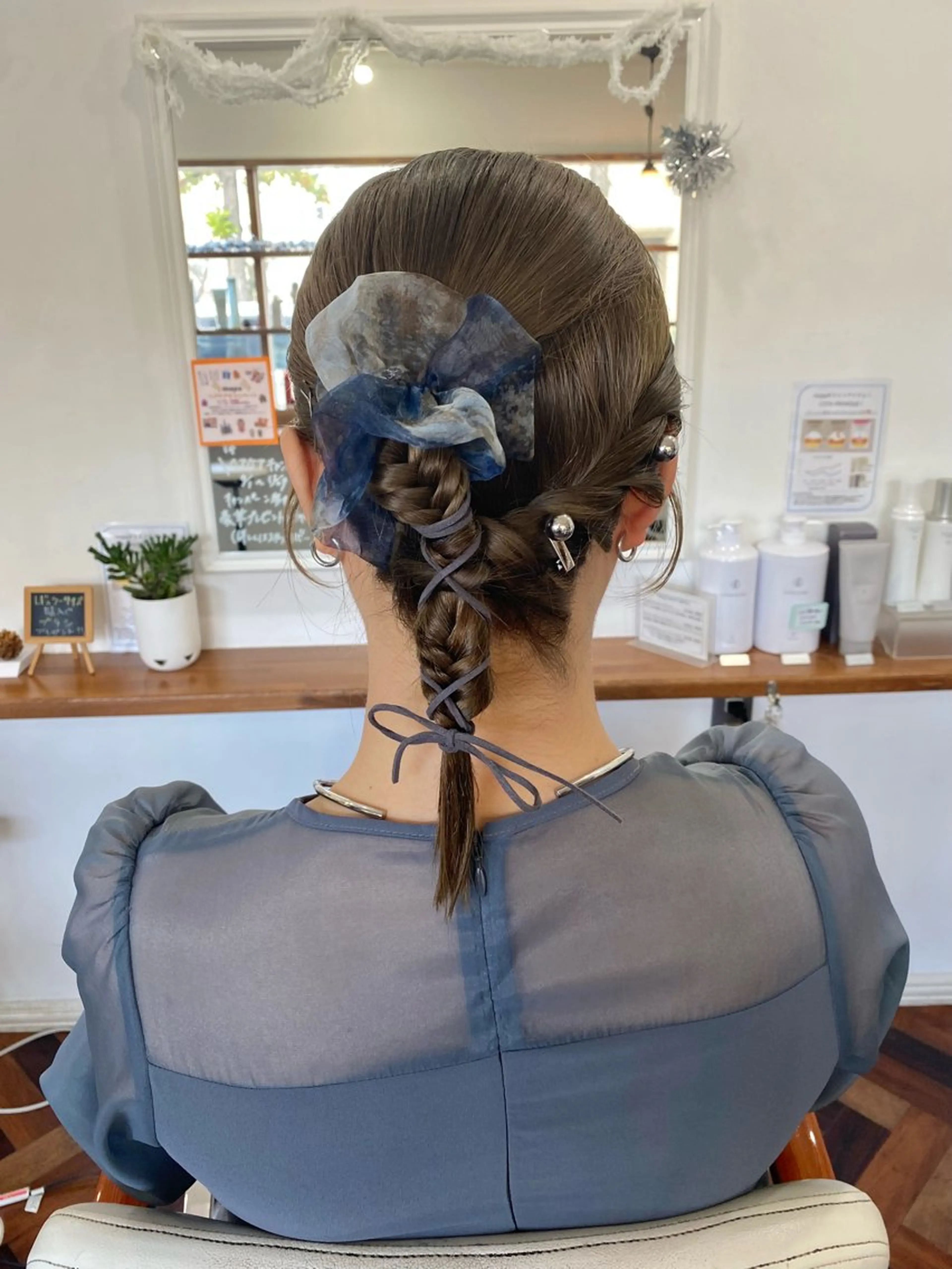 ミディアム ヘアアレンジ ヘアセット Kazaoka Saraのヘアスタイル