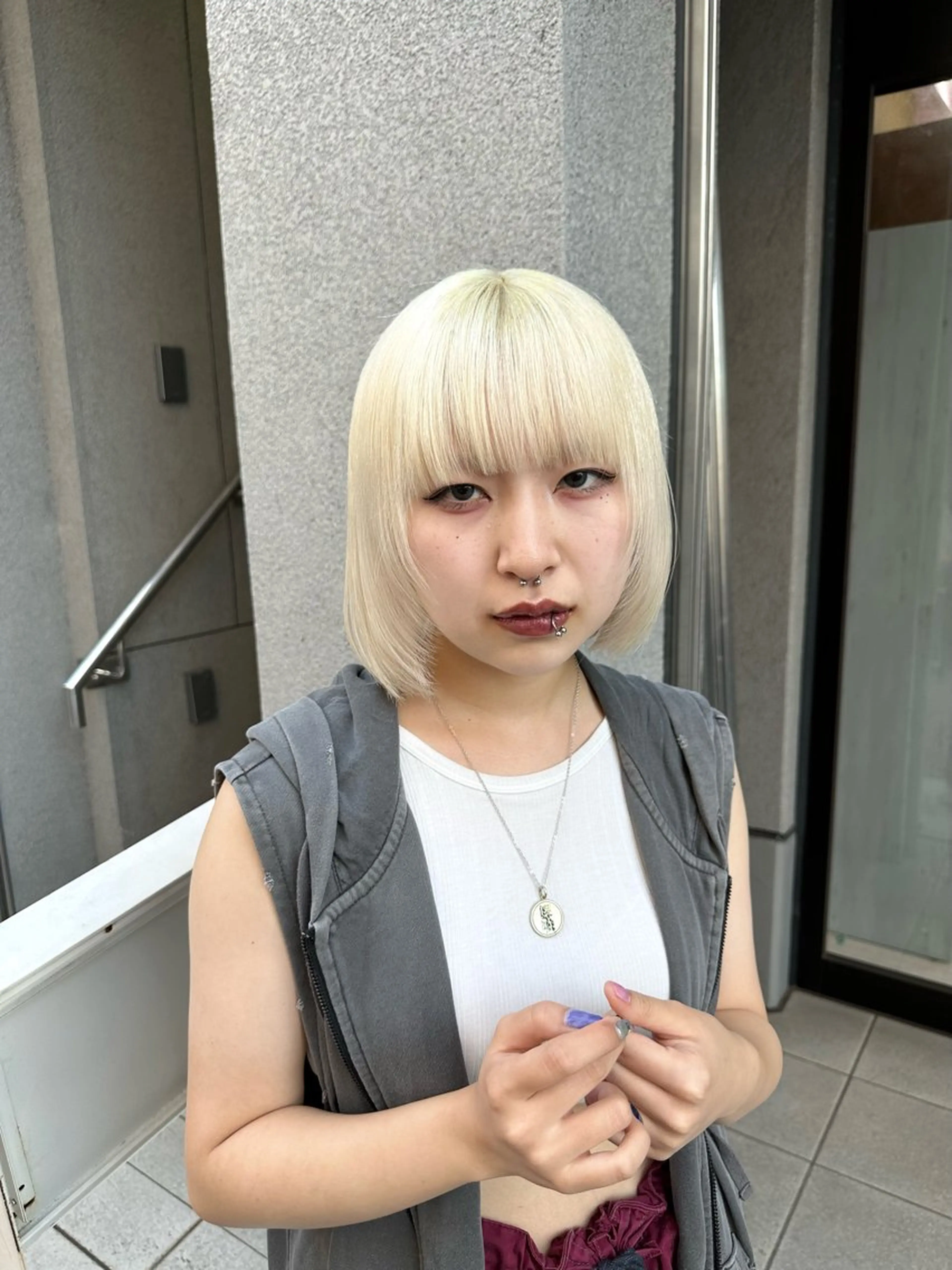 ロング カラー ネイル 🪞ダメージレス艶 🪞れいのヘアスタイル