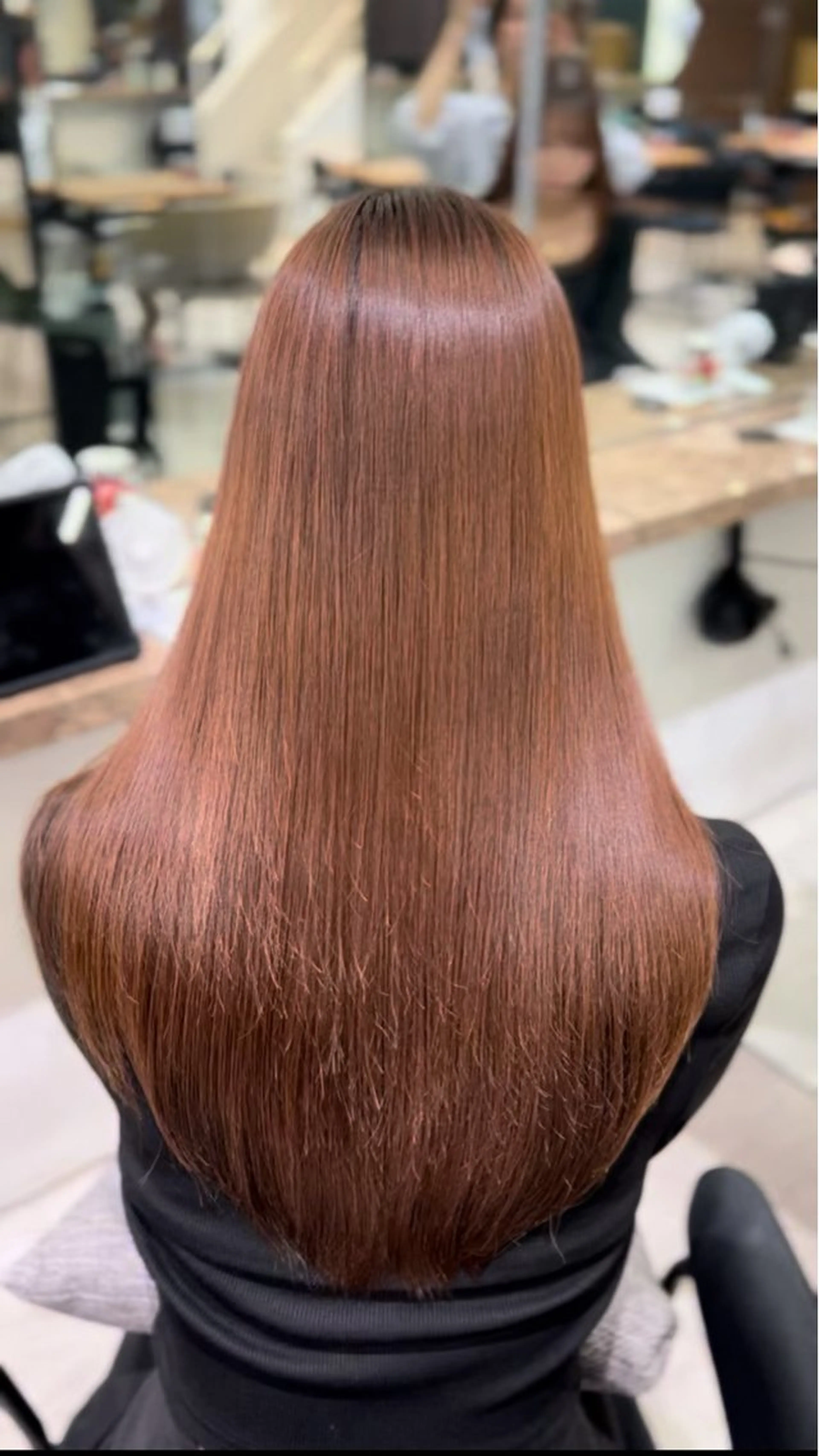 セミロング パーマ 縮毛矯正 ⭐️似合わせボブ 縮毛矯正⭐️かえでのヘアスタイル