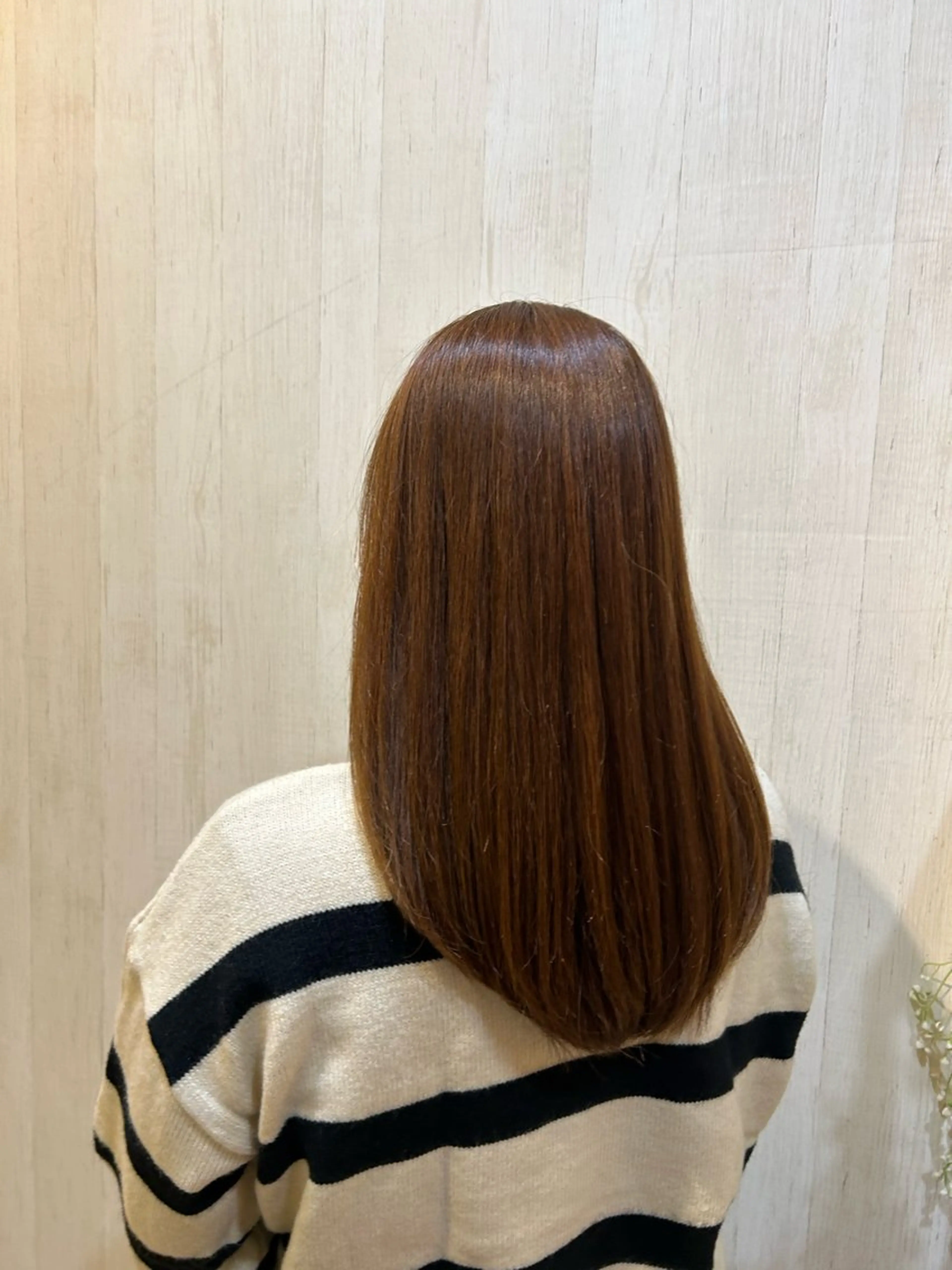 カット＋縮毛矯正＋カラー＋クイックTRの写真
