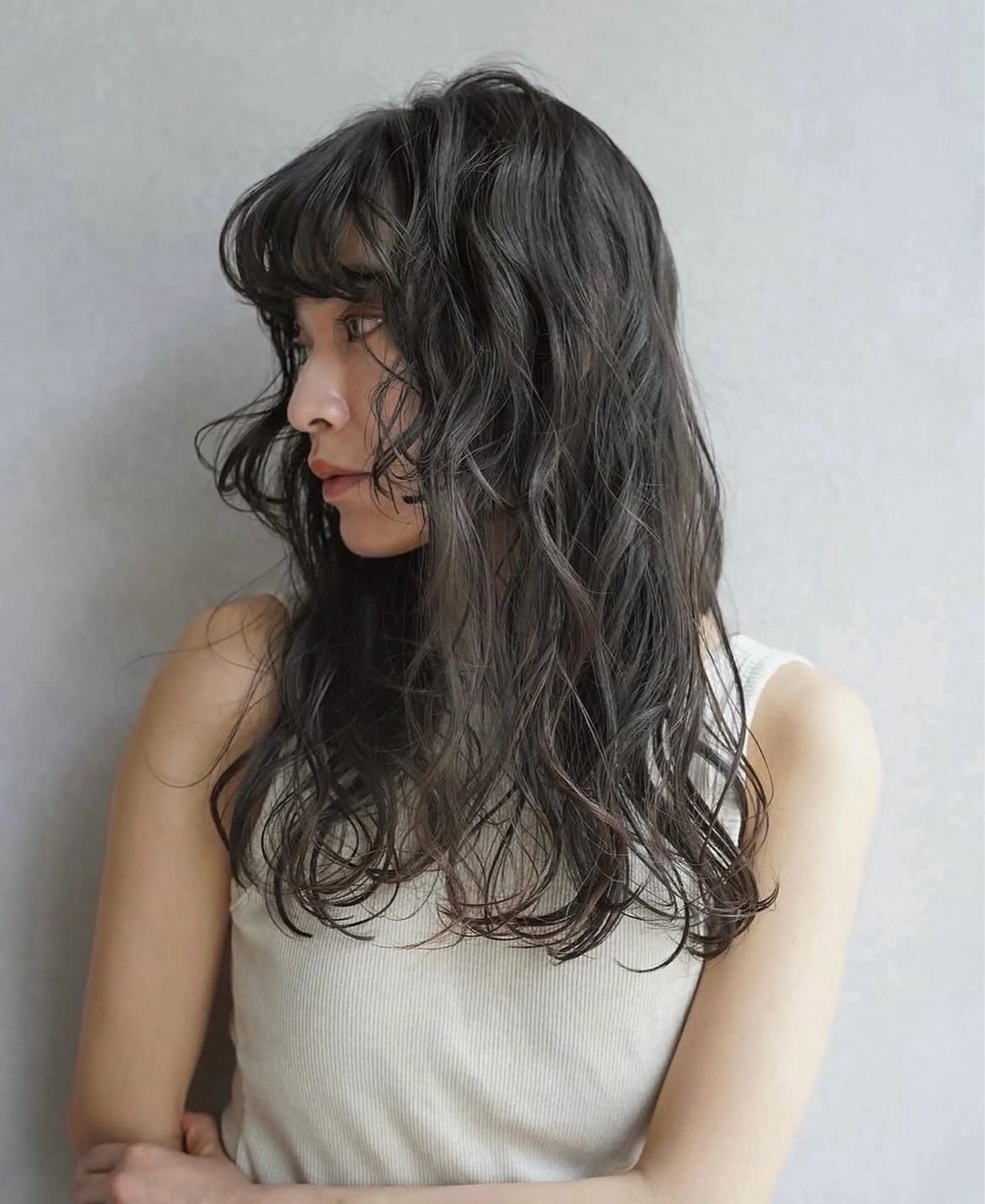 ロング パーマ 美容室saku馬橋店所属・藤本 智哉のヘアスタイル