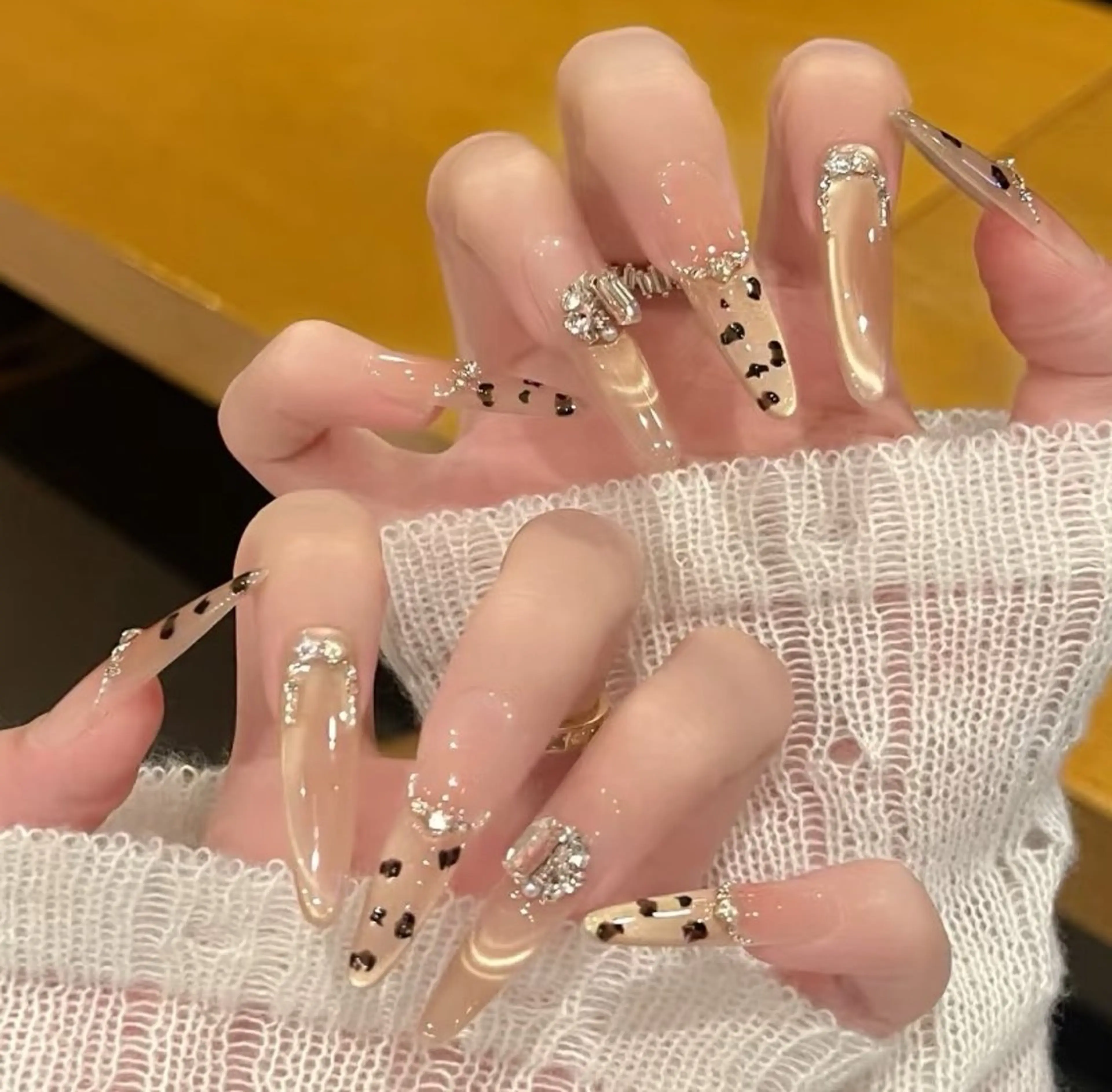 ネイル Miu Miu 🎀 長さだし專門のネイルデザイン