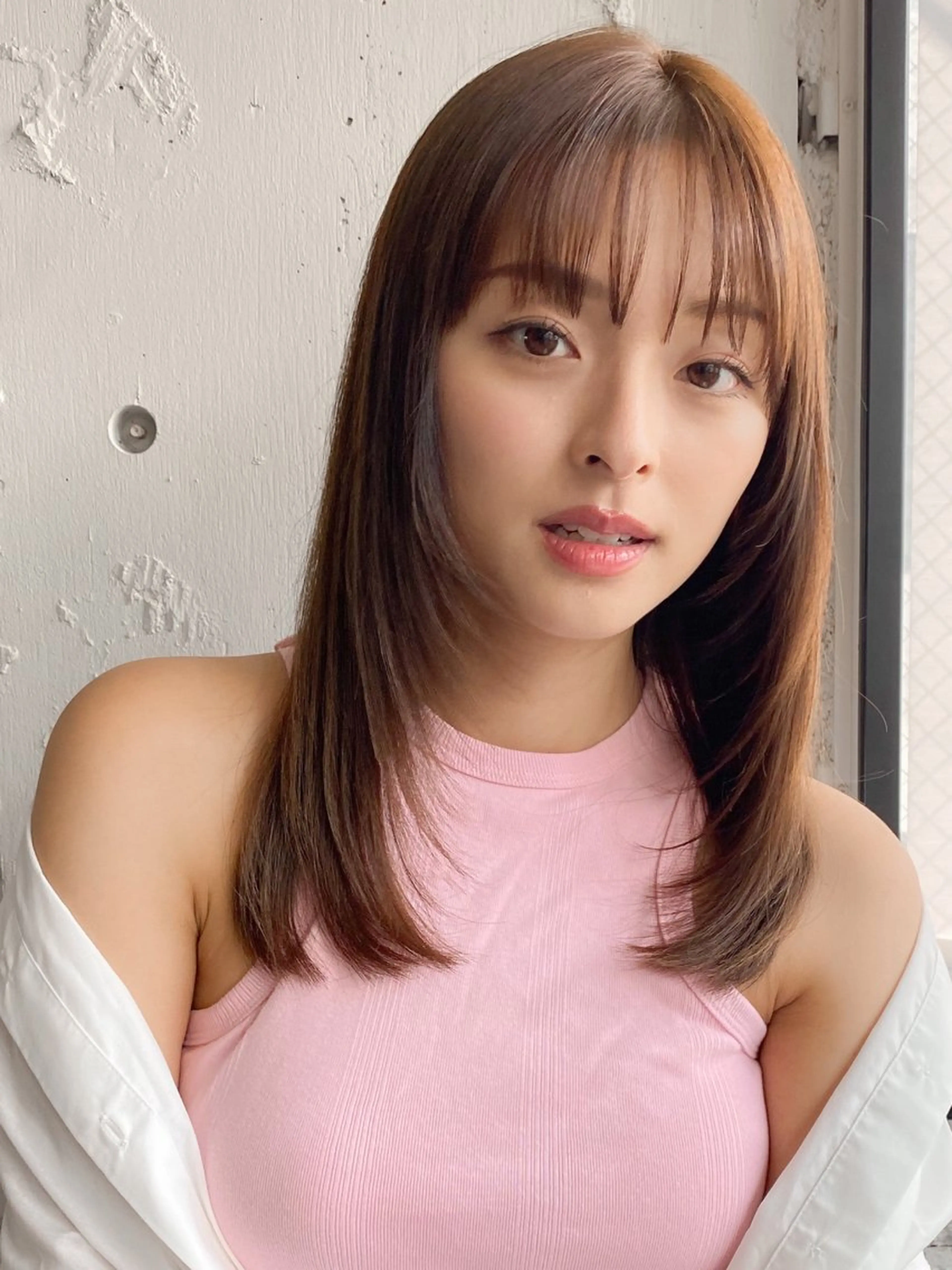 セミロング カット ヘアカラー トリートメント 佐藤 侑哉のヘアスタイル