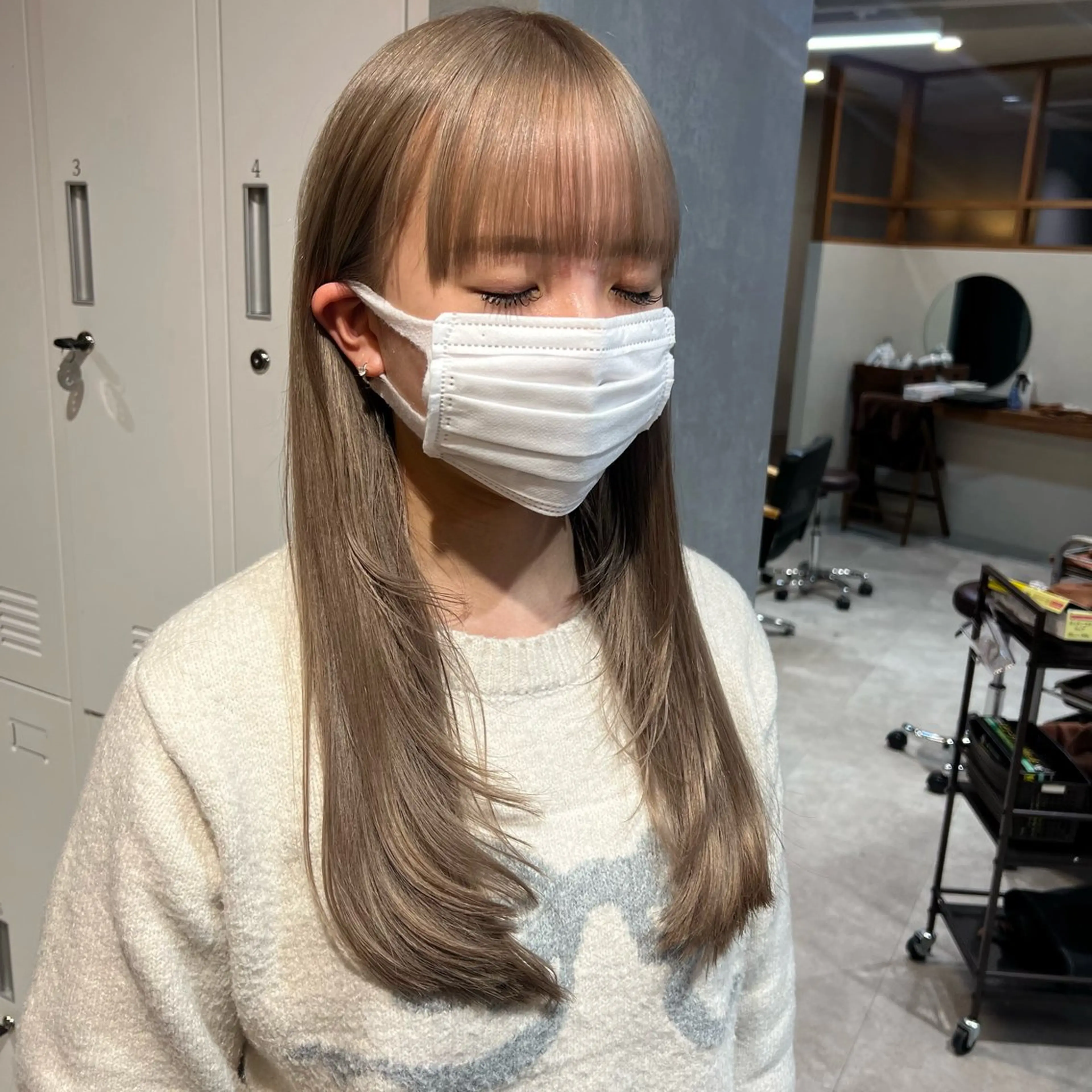 カラー ブリーチ 🎀 夏秋🎀のヘアスタイル
