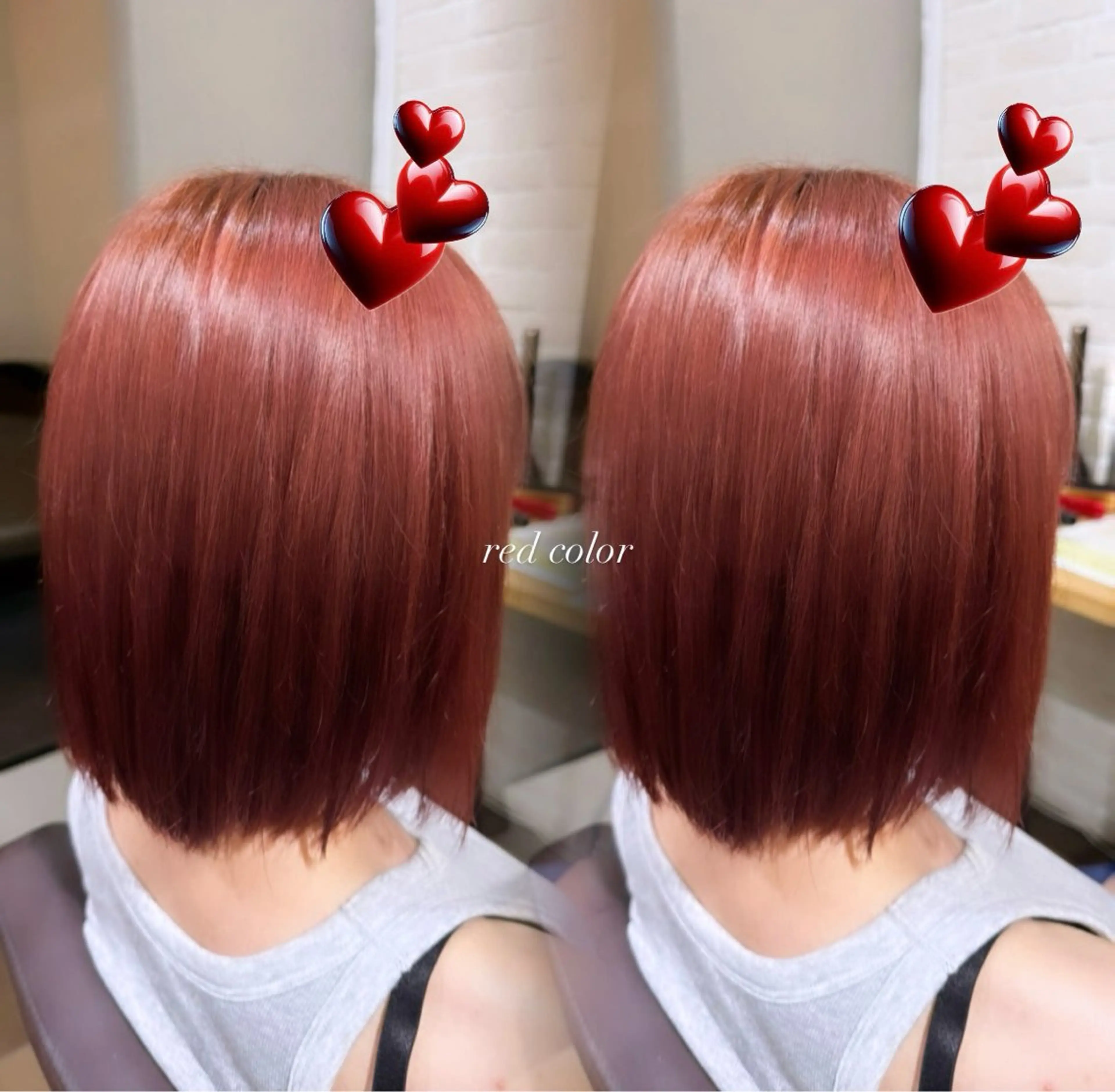 【🎀ミニモ特別価格🎀】ワンカラー＋髪質改善水素トリートメント＋4stepトリートメント¥12,000→¥7,500の写真